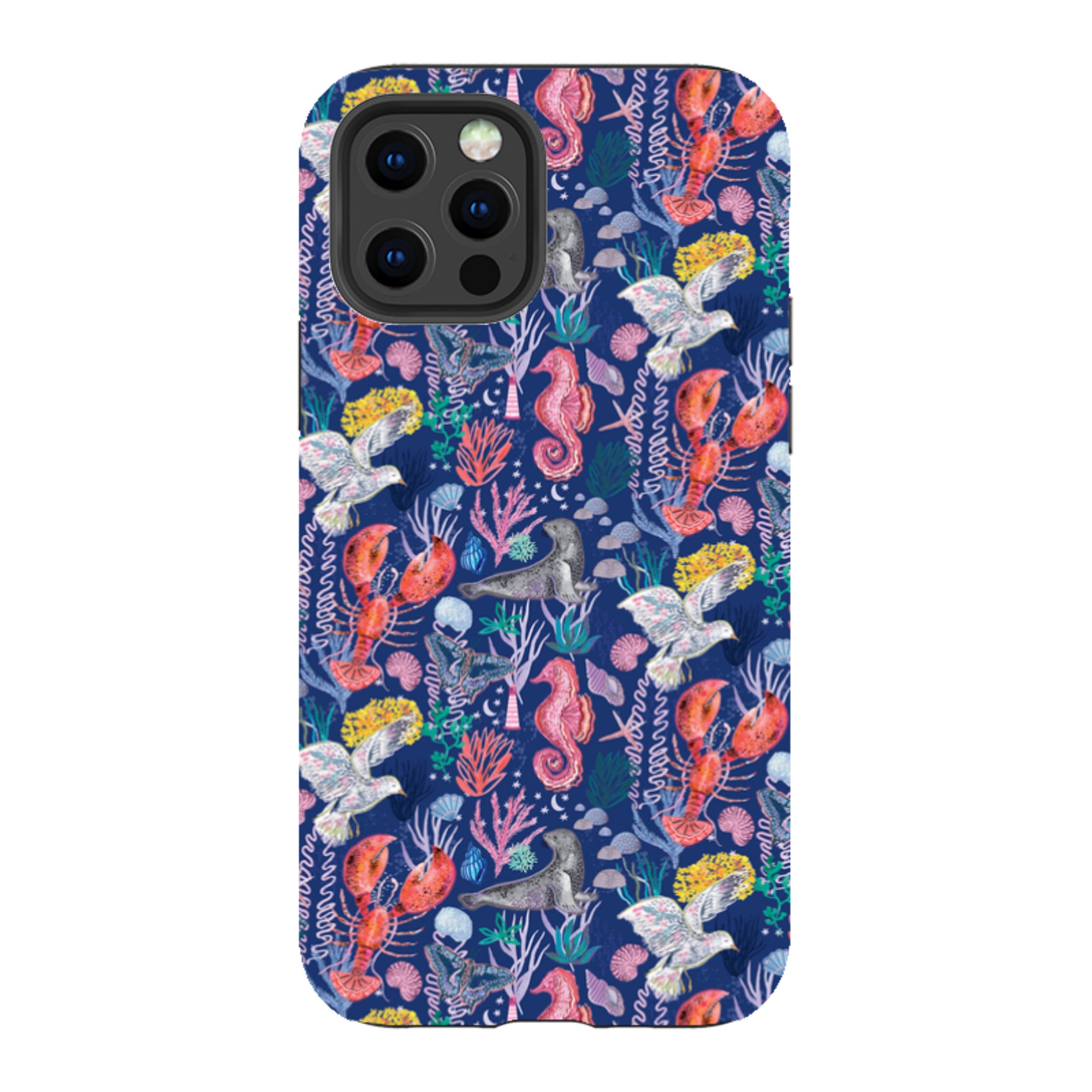 iPhone Case - Coastline Pattern-C By Emma Frances Grant