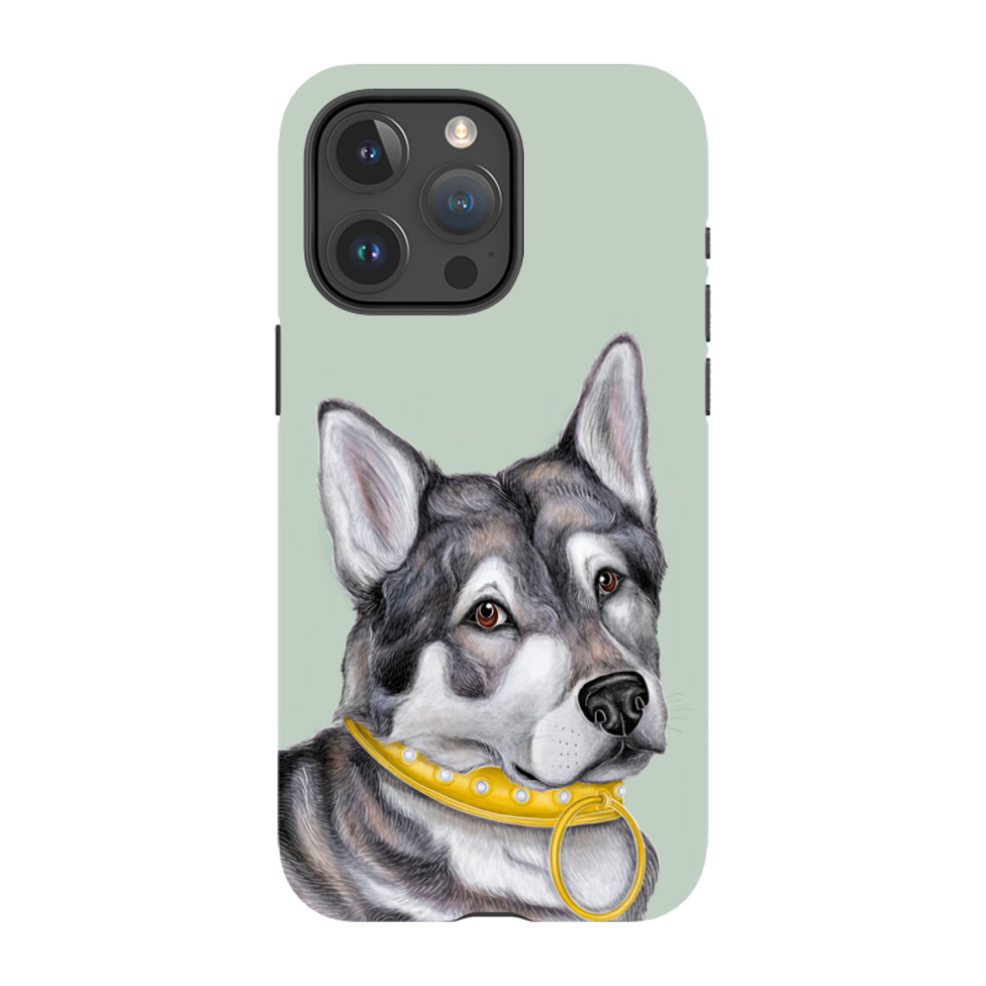 iPhone MagSafe Tough Case - Huskey By Catherine Rowe