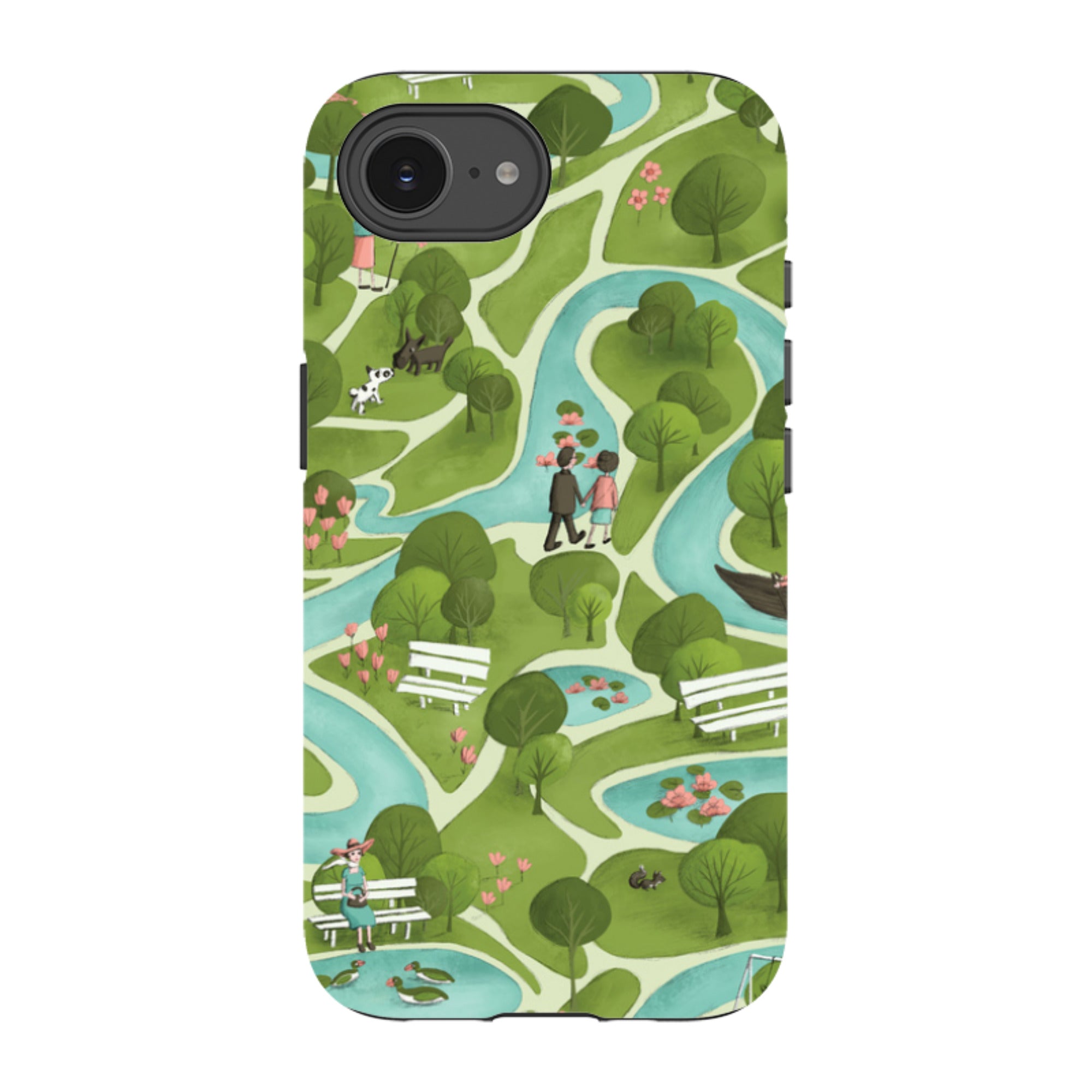 iPhone Tough Case - In the Park By Maja Lindberg