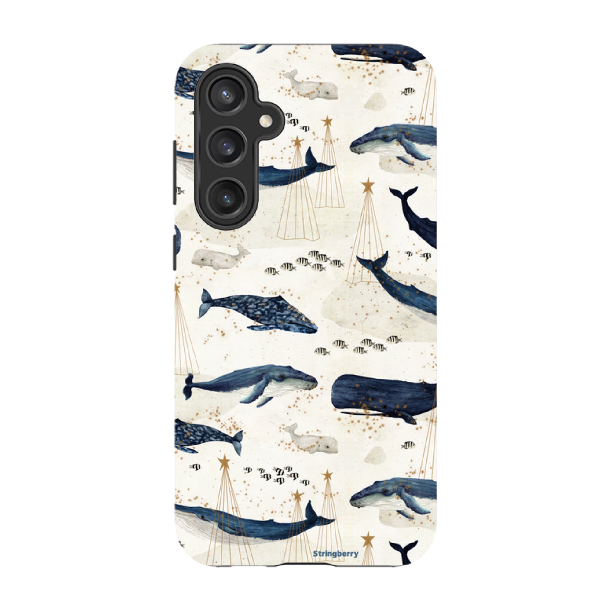 Samsung Tough Case - Christmas Whale III By Katherine Quinn