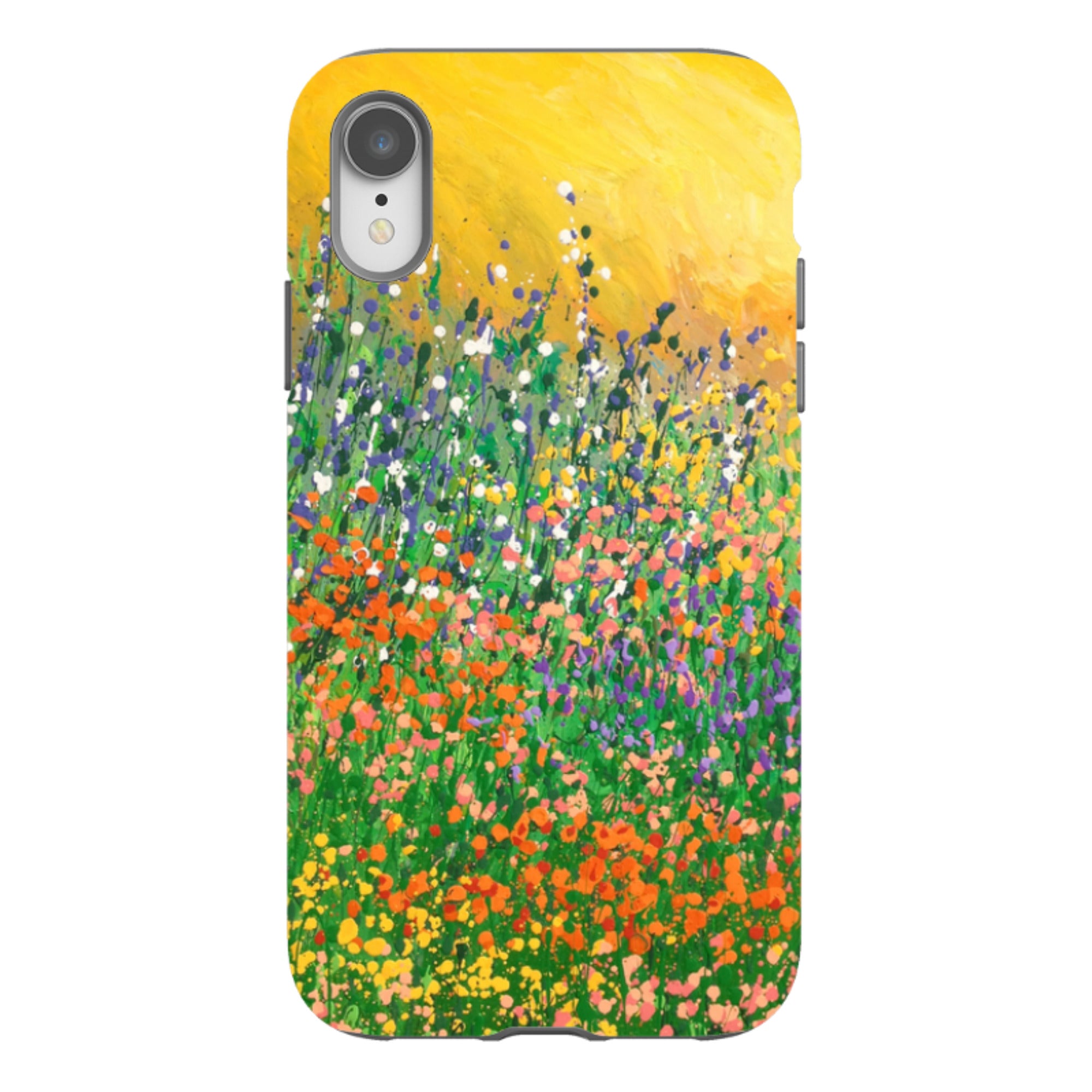 iPhone Tough Case - Sun Garden By Linda Calvert Jacobson