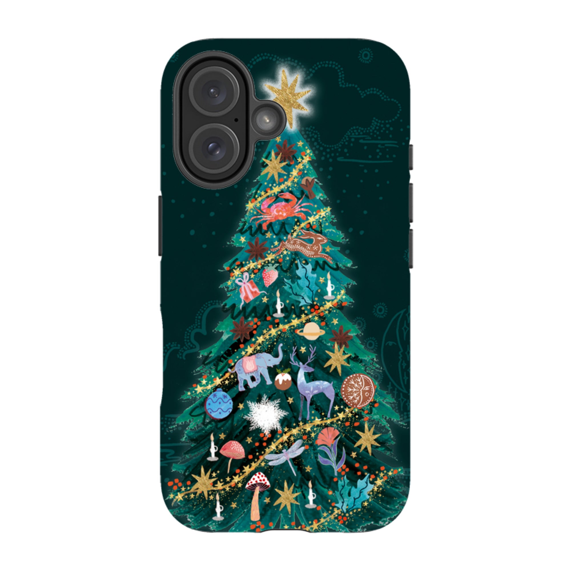 iPhone Tough Case - Kitsch Tree By Emma Frances Grant