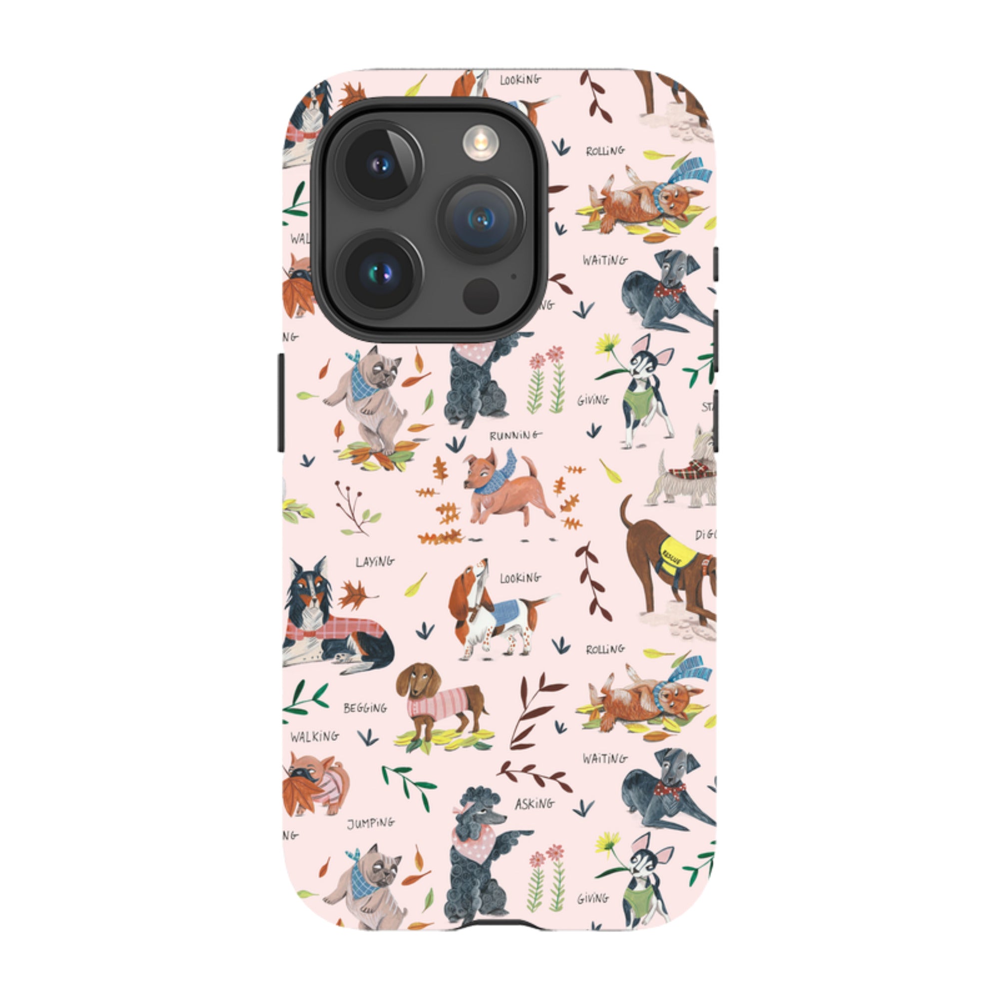 iPhone MagSafe Tough Case -  Dog Pattern By Caroline Bonne Muller