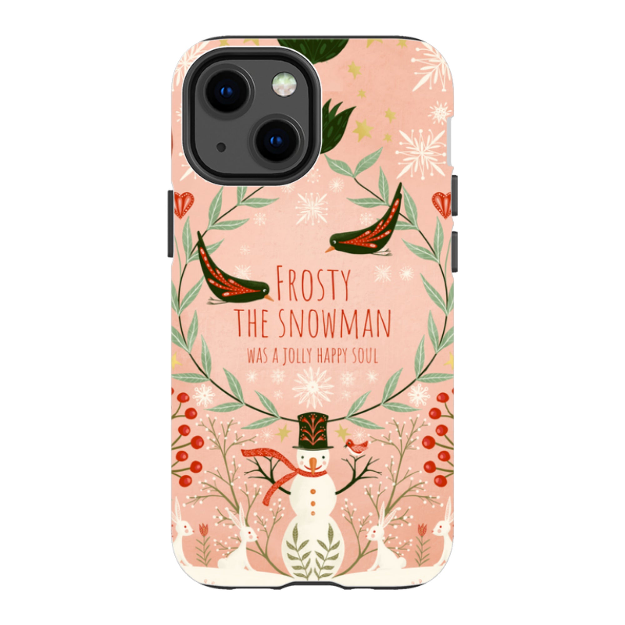 iPhone Tough Case -Frosty The Snow Man By Maja Lindberg