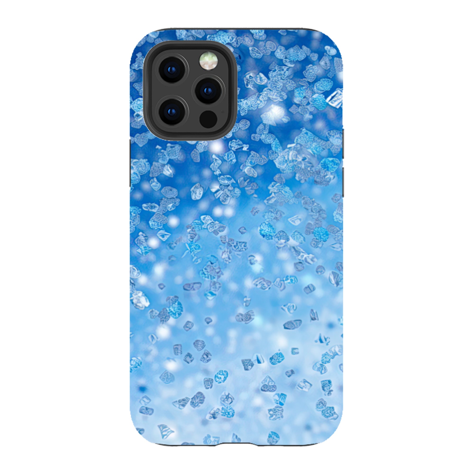 iPhone Case - Blue Glitter (case does not glitter)
