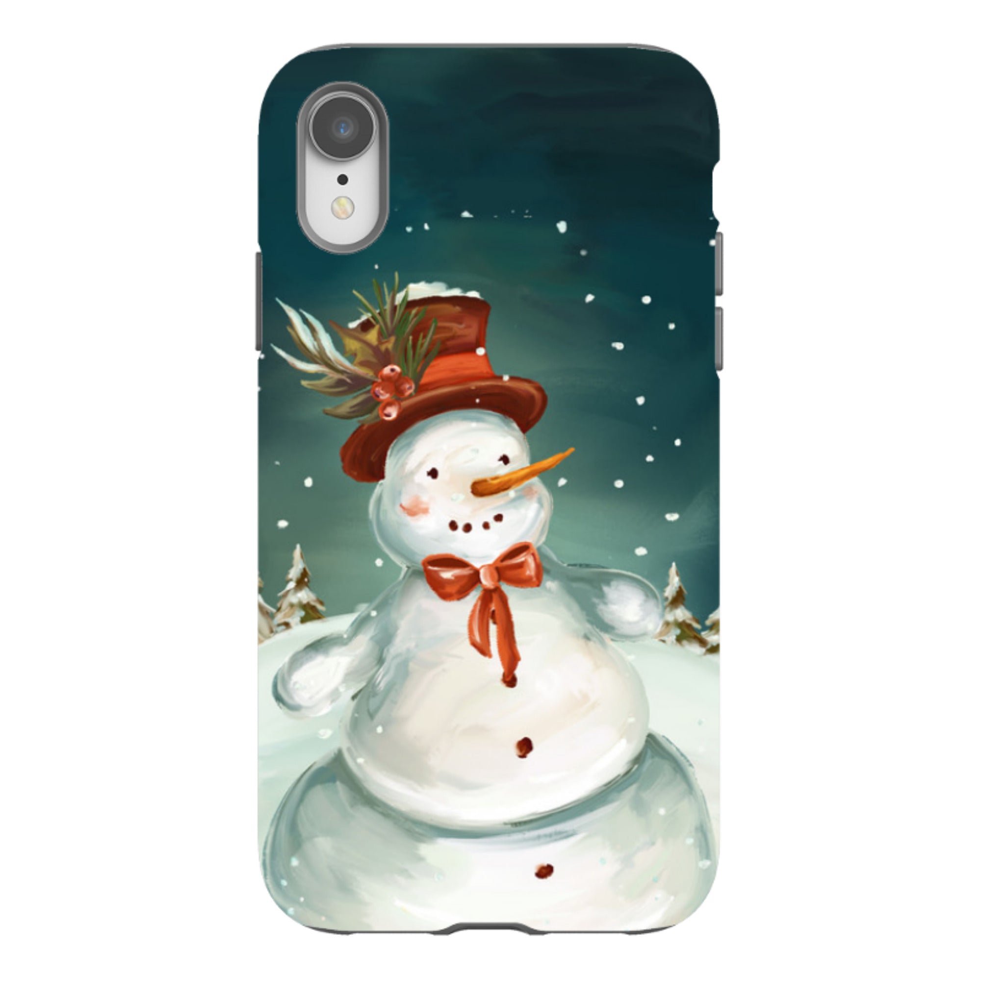 iPhone Tough Case - Snowman