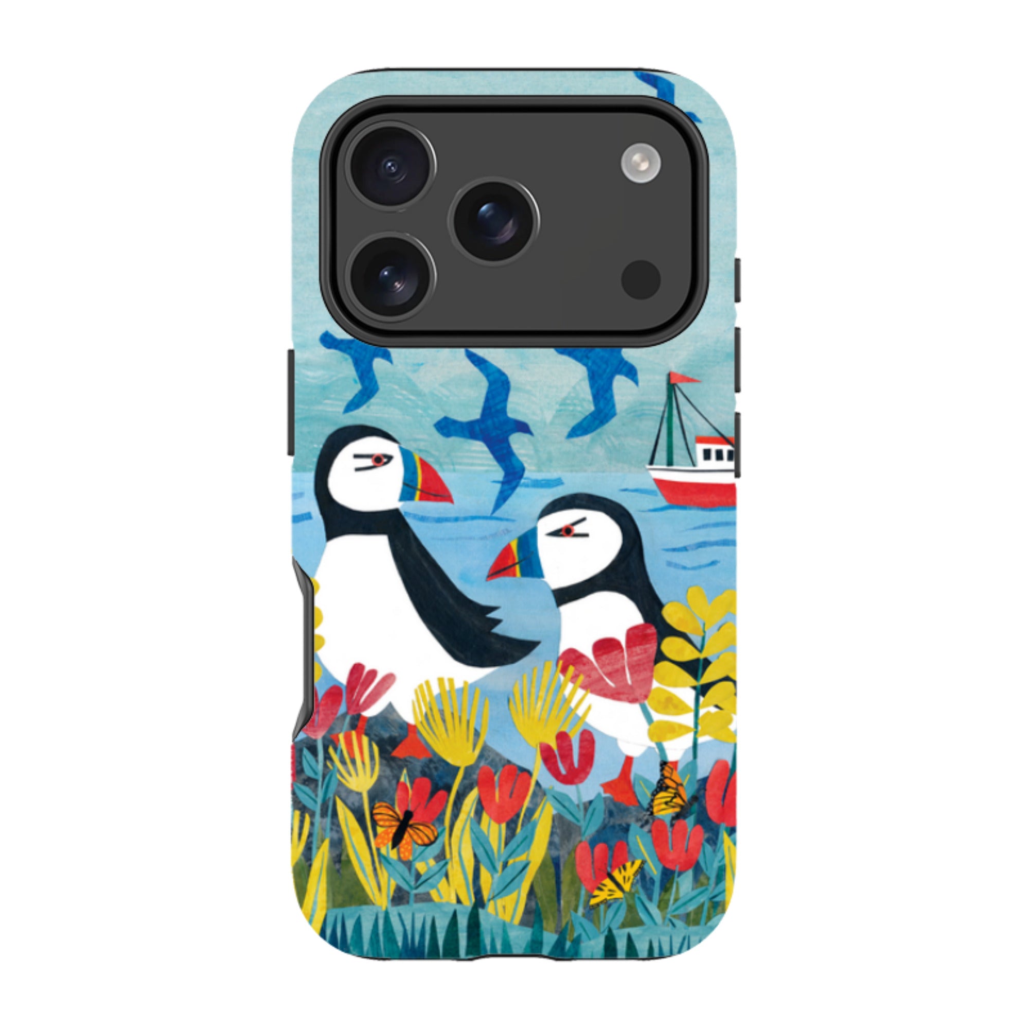 iPhone MagSafe Tough Case - Puffins By Tracey English