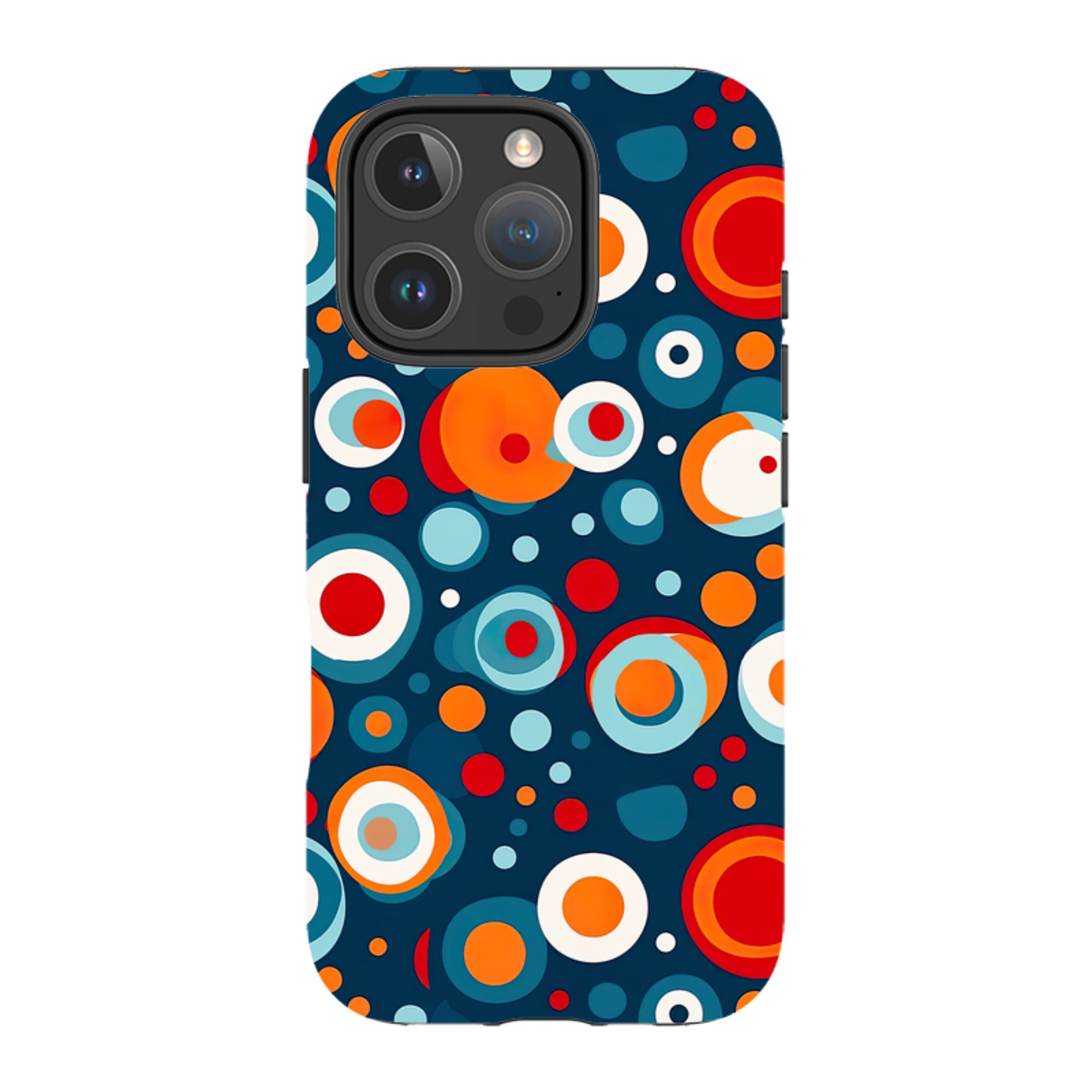 iPhone MagSafe Tough Case - Planet Polka
