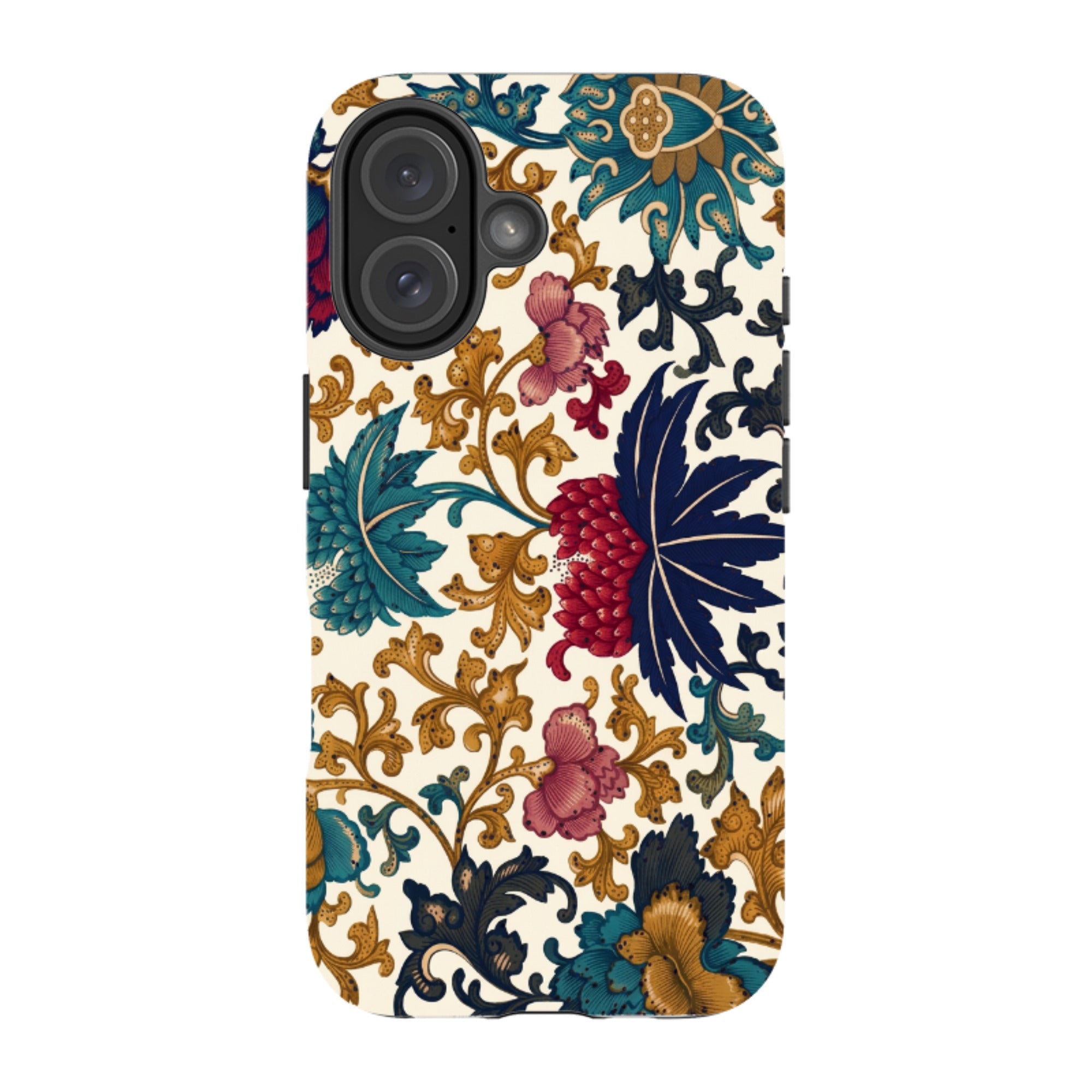 iPhone MagSafe Tough Case - Vintage Damask Floral