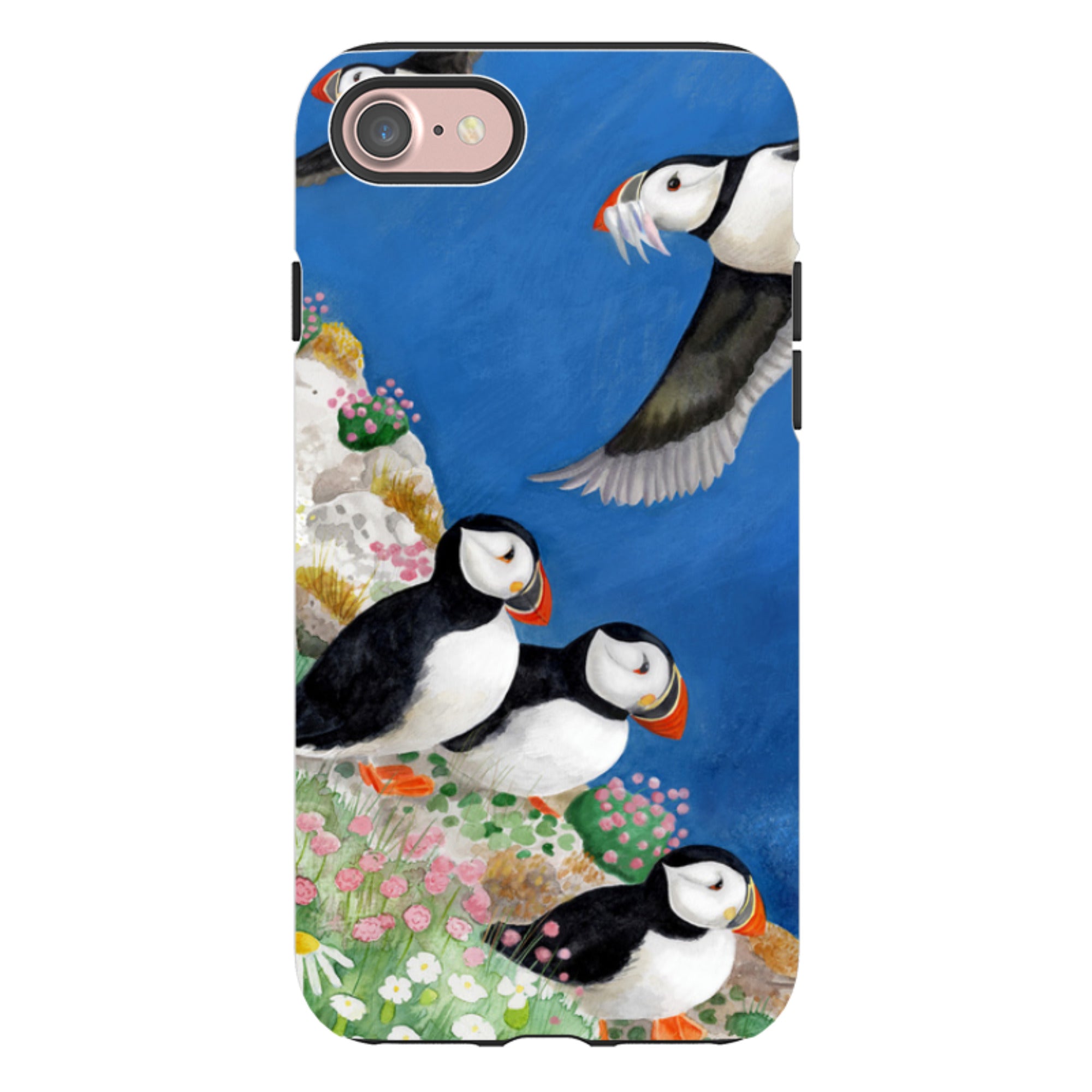 iPhone Tough Case - Puffins By Bex Parkin