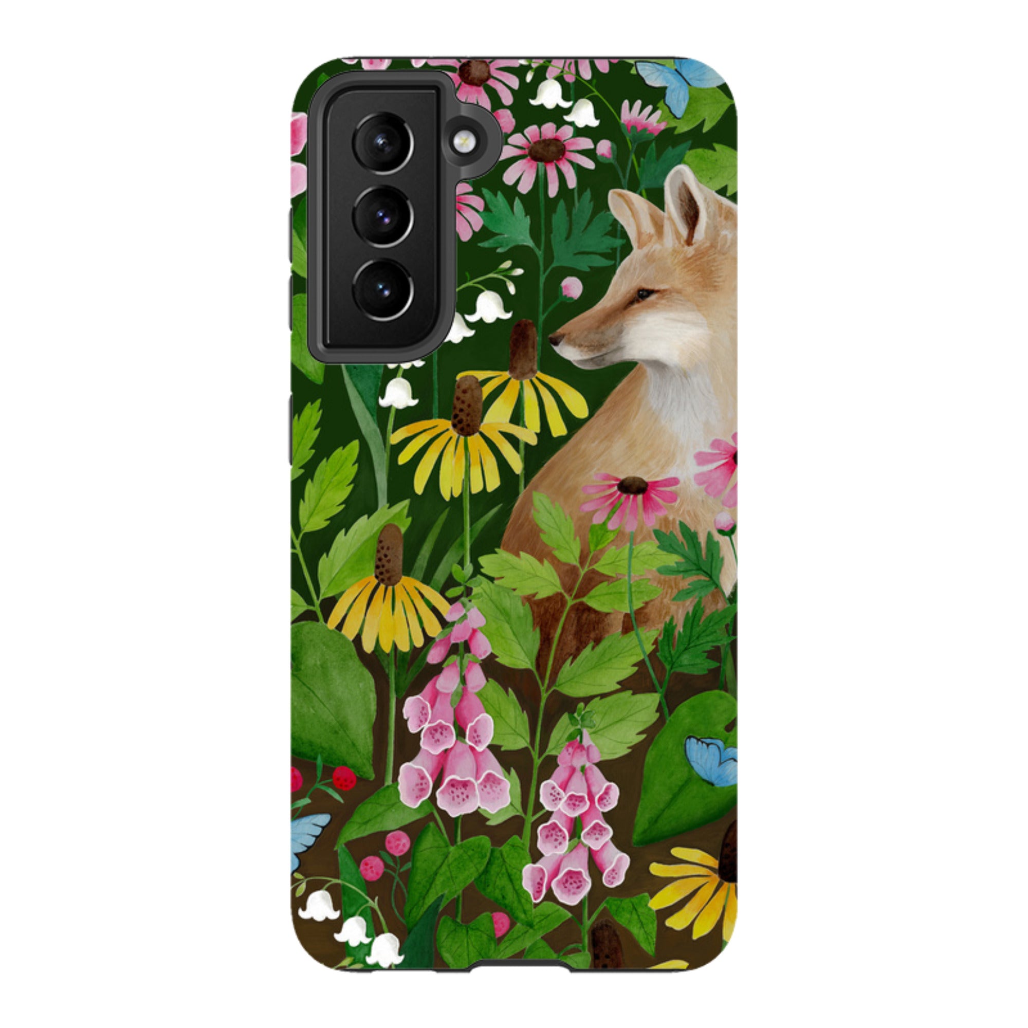 Samsung Tough Case - Fox And Foxgloves By Bex Parkin