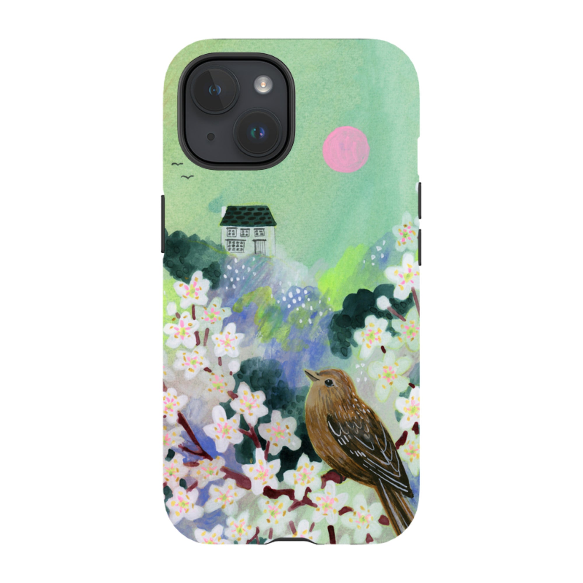 iPhone Tough Case - Blackthorn in the Valley By Lee Foster Wilson