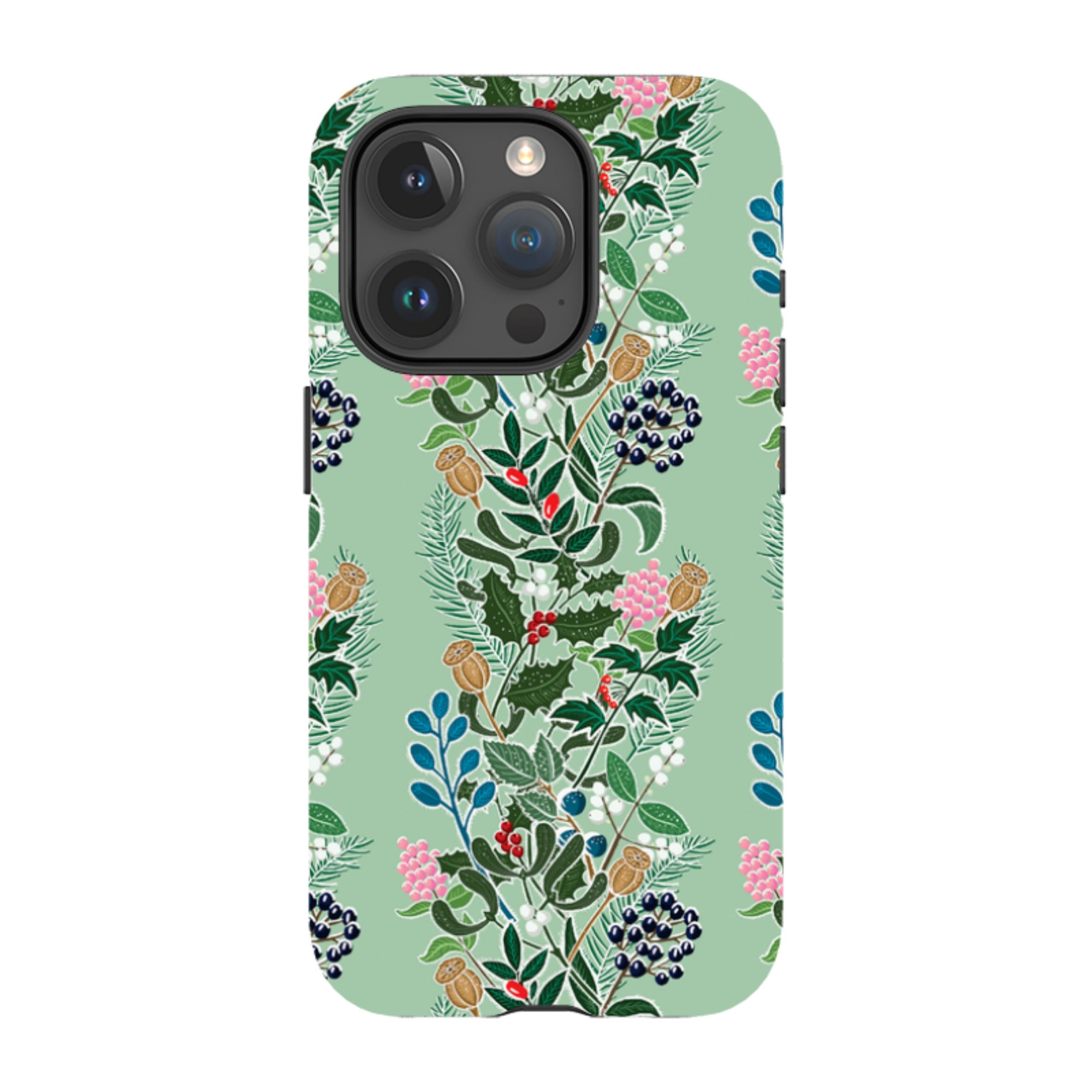 iPhone Tough Case - Winter Hedge-1 By kate Heiss