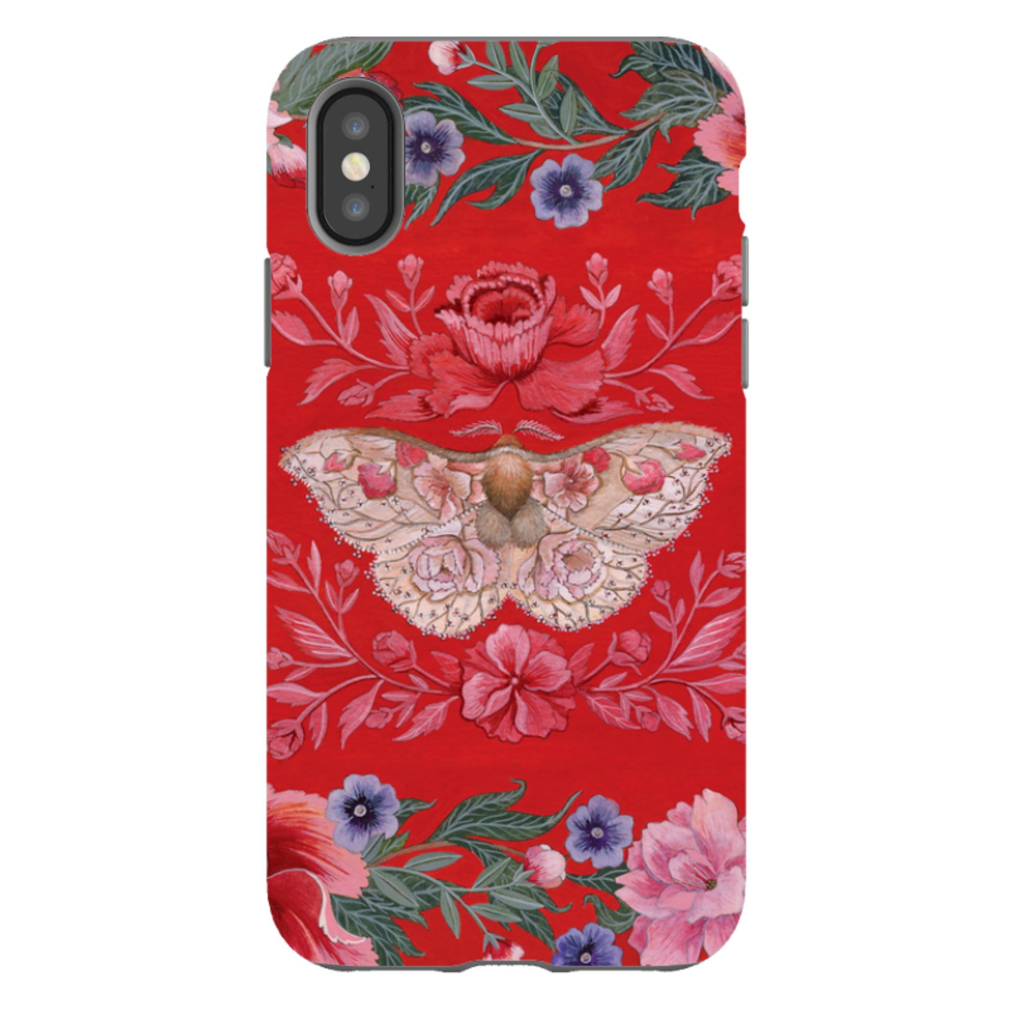iPhone Tough Case - Blossom Moth By Maria Matos
