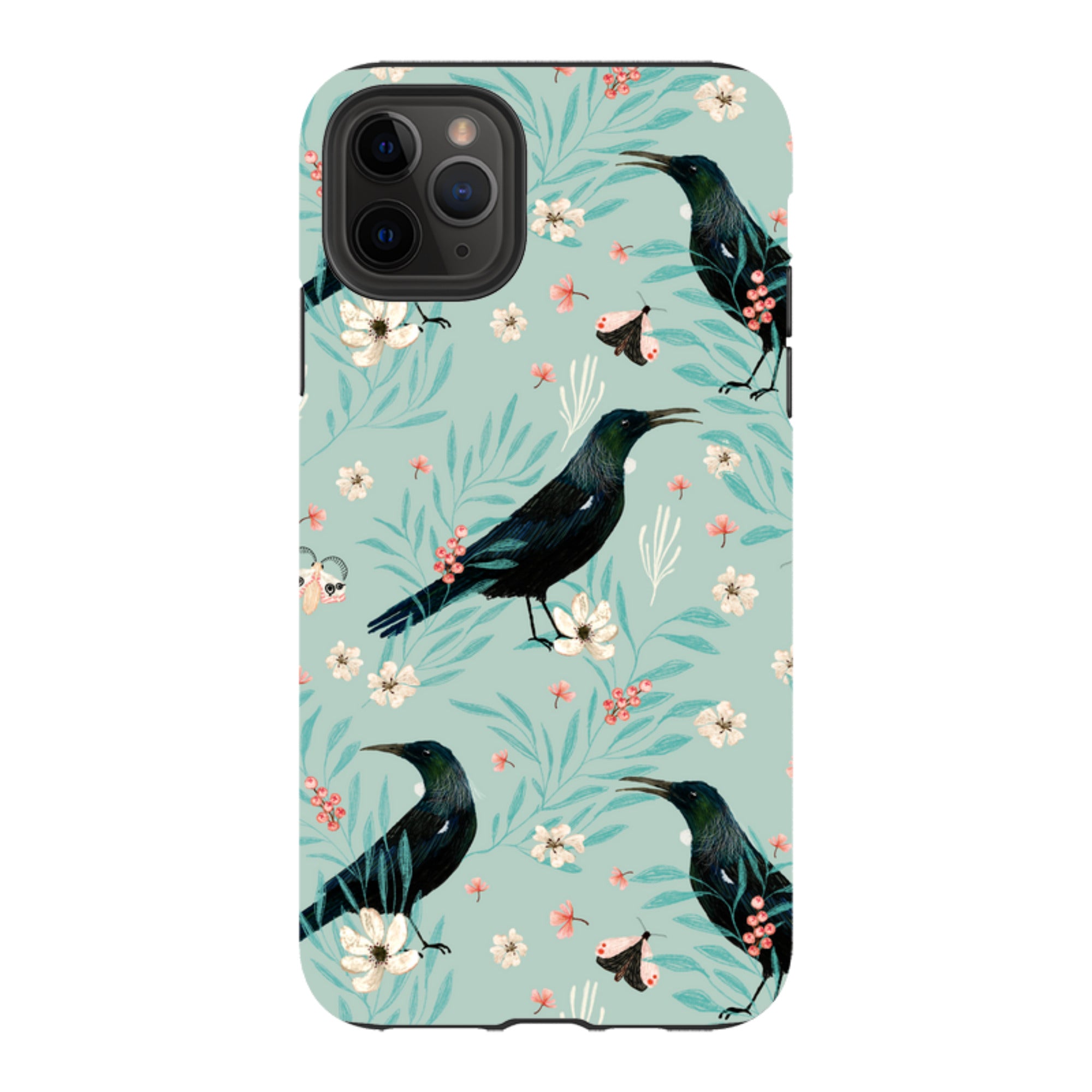 iPhone Tough Case - Tui Light Blue By Katherine Quinn
