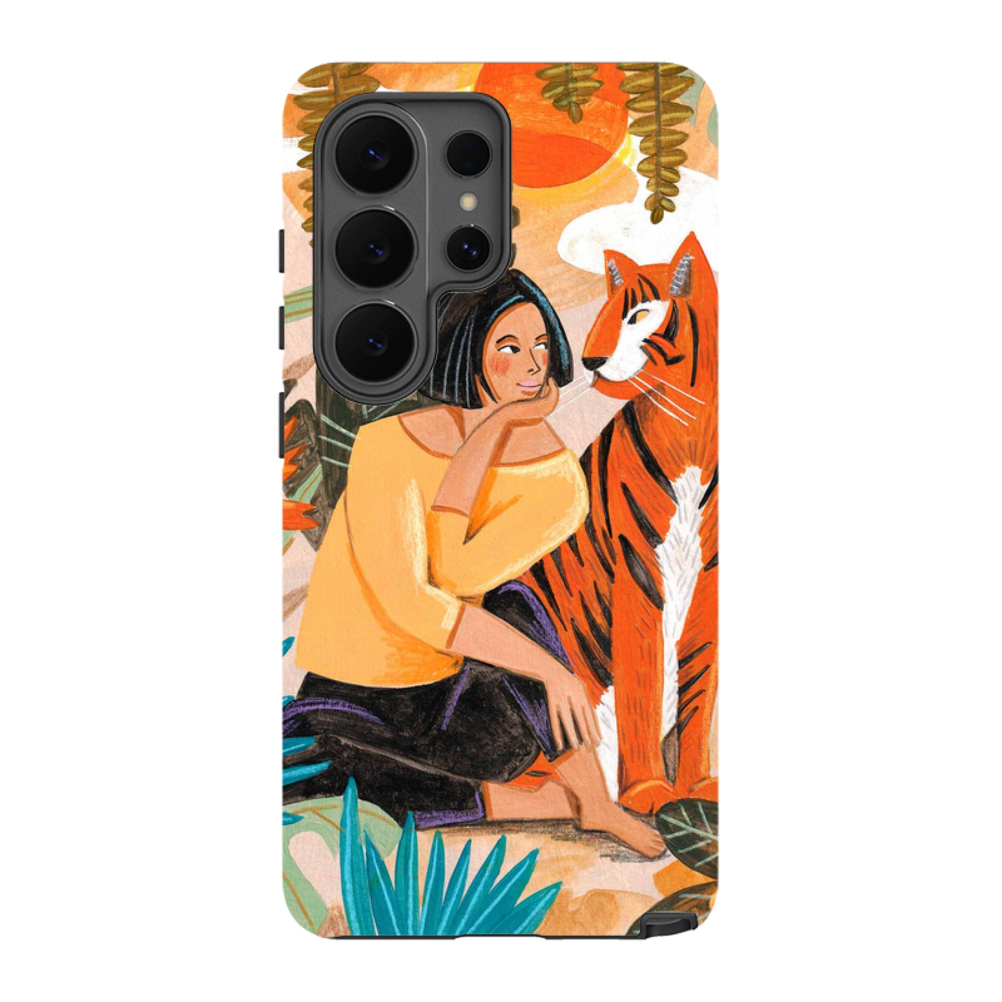 Samsung Tough Case - Hello Tiger By Caroline Bonne Muller