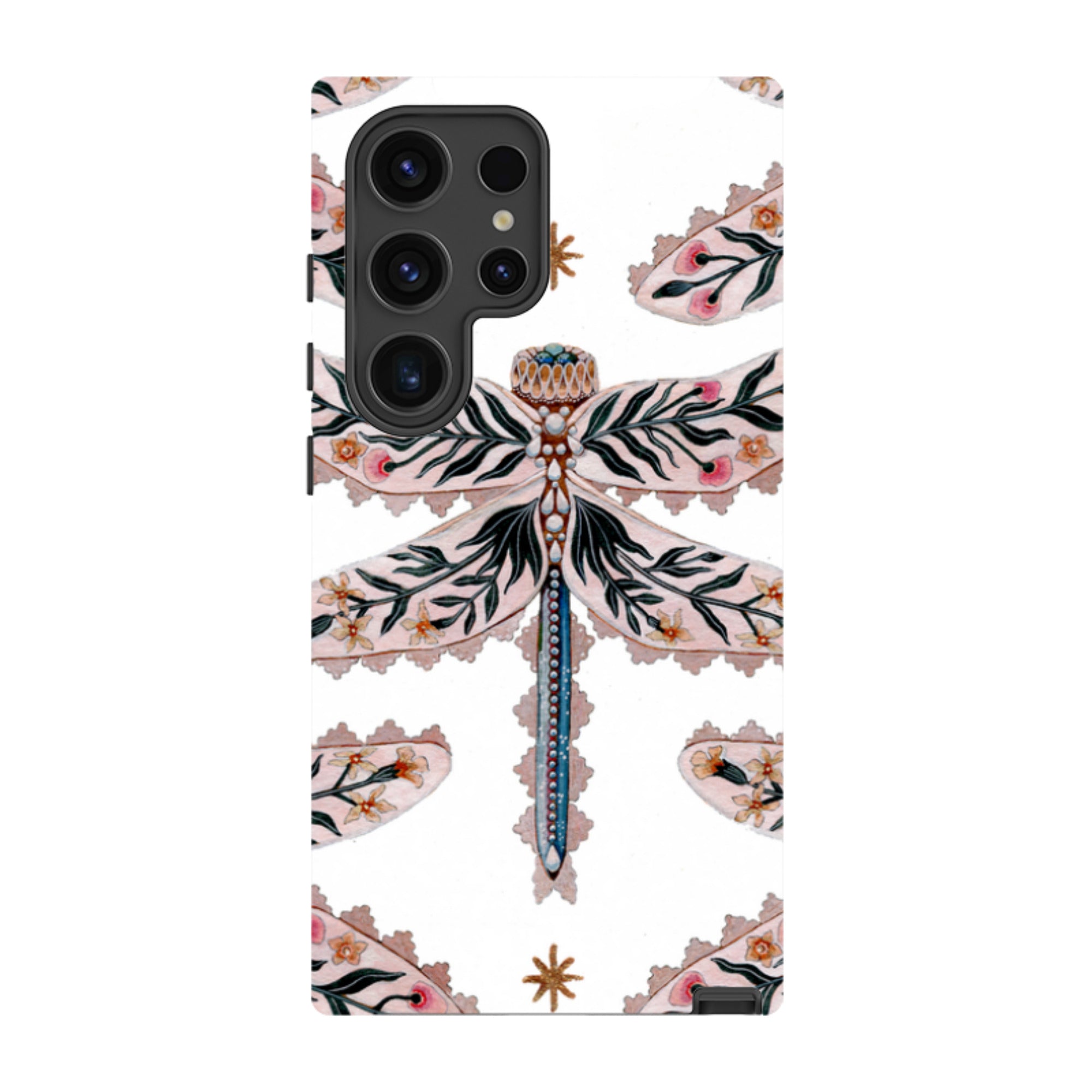 Samsung Tough Case - Dragonfly Pattern By Maria Matos