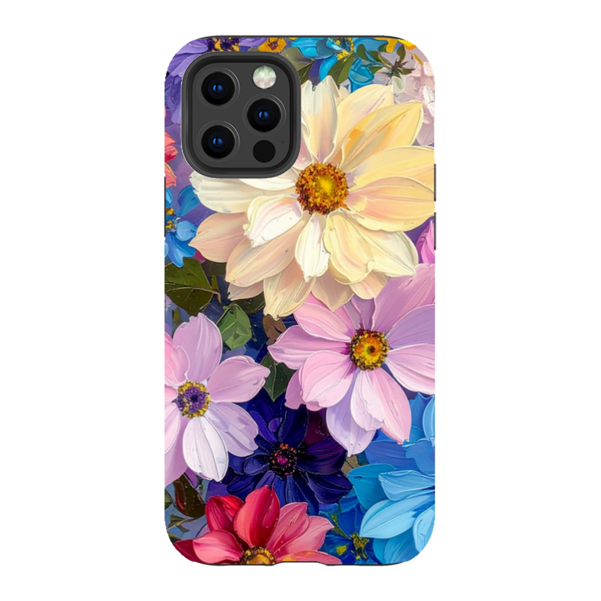 iPhone Tough Case - Summer Floral Blue Garden