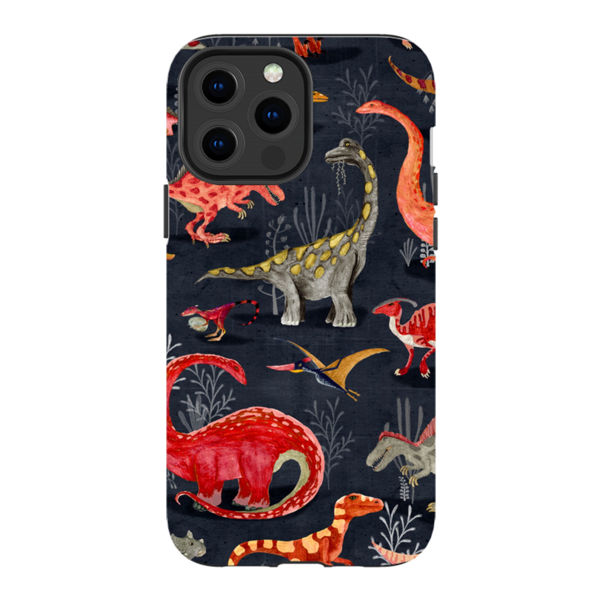 iPhone Tough Case - Parisian Dinosaurs By Katherine Quinn