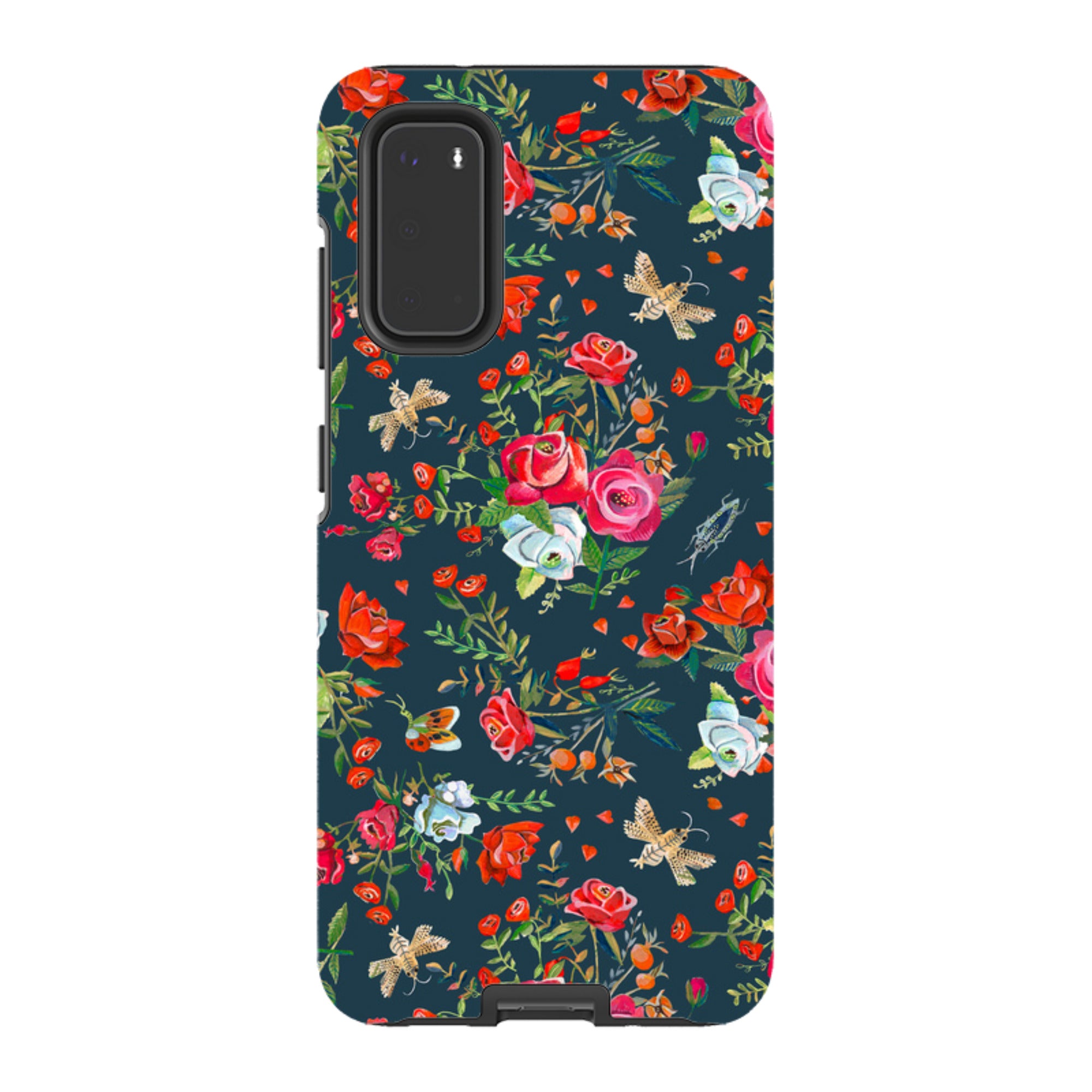Samsung Tough Case - Blue Roses By Caroline Bonne Muller