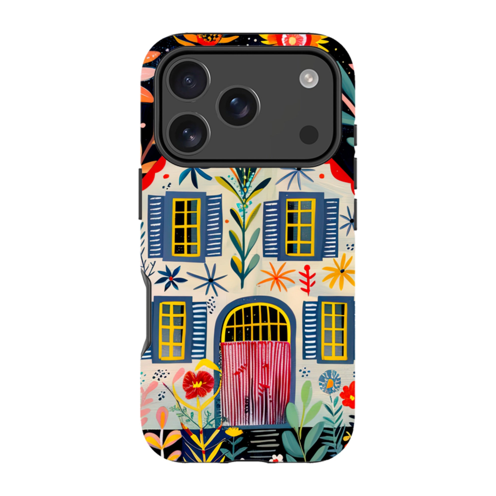 iPhone Case - Folk Art House X