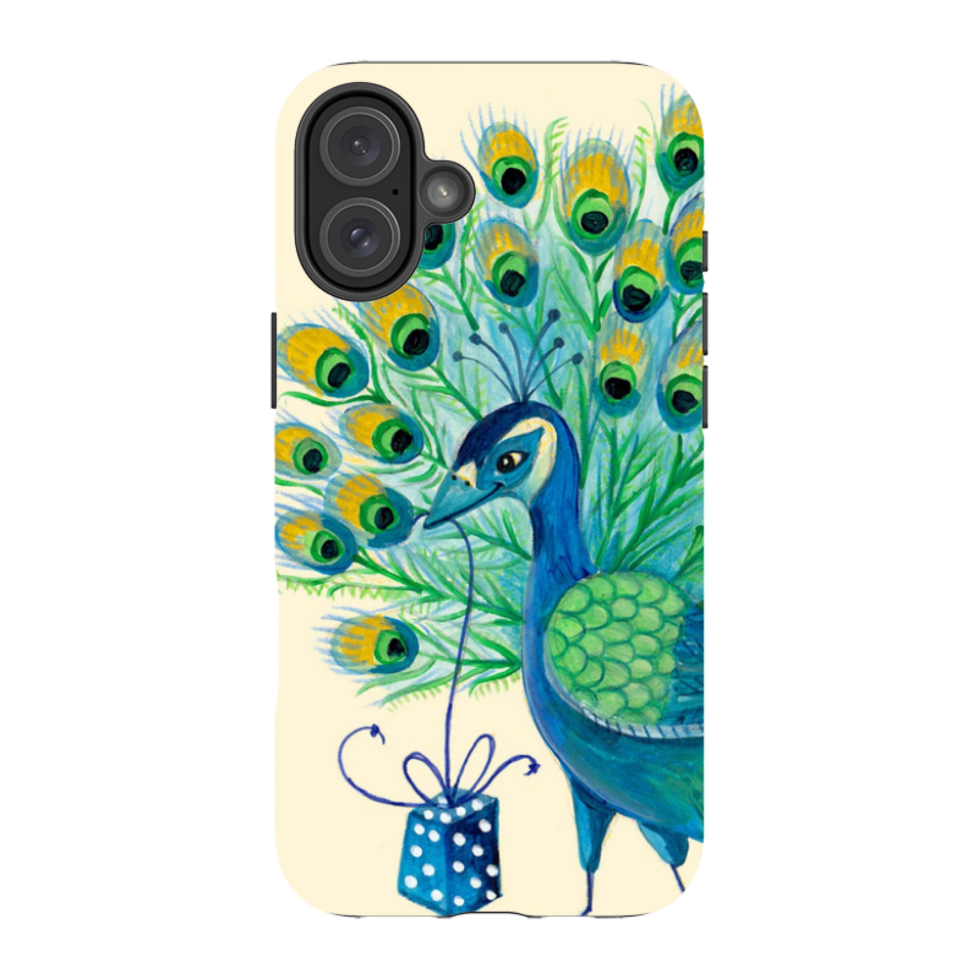 iPhone MagSafe Tough Case -  Peacock Present By Caroline Bonne Muller
