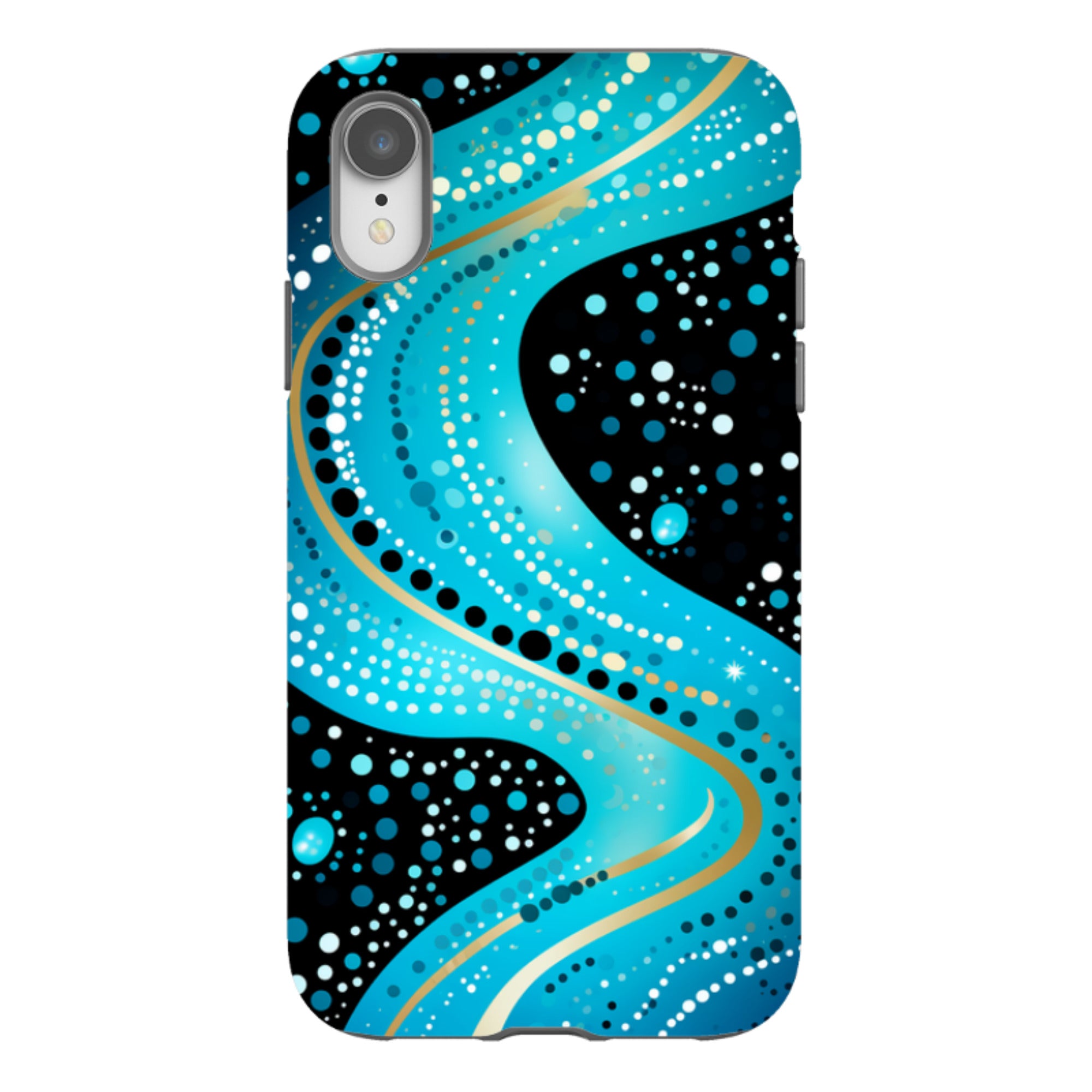 iPhone Tough Case -Blue Wave