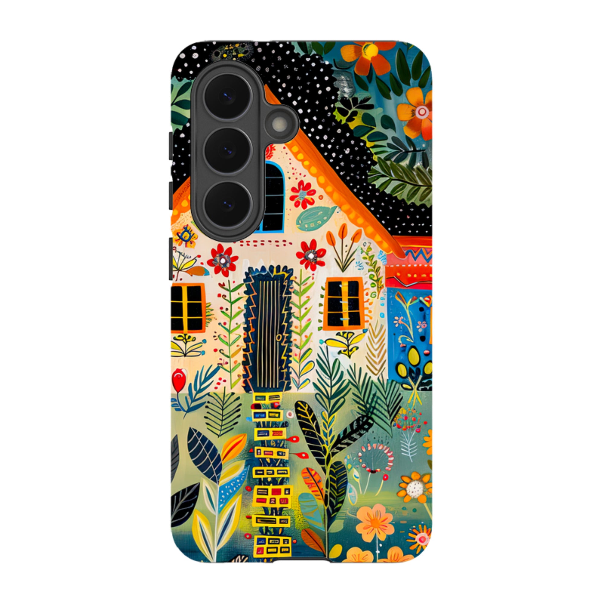 Samsung Tough Case - Folk Art House II