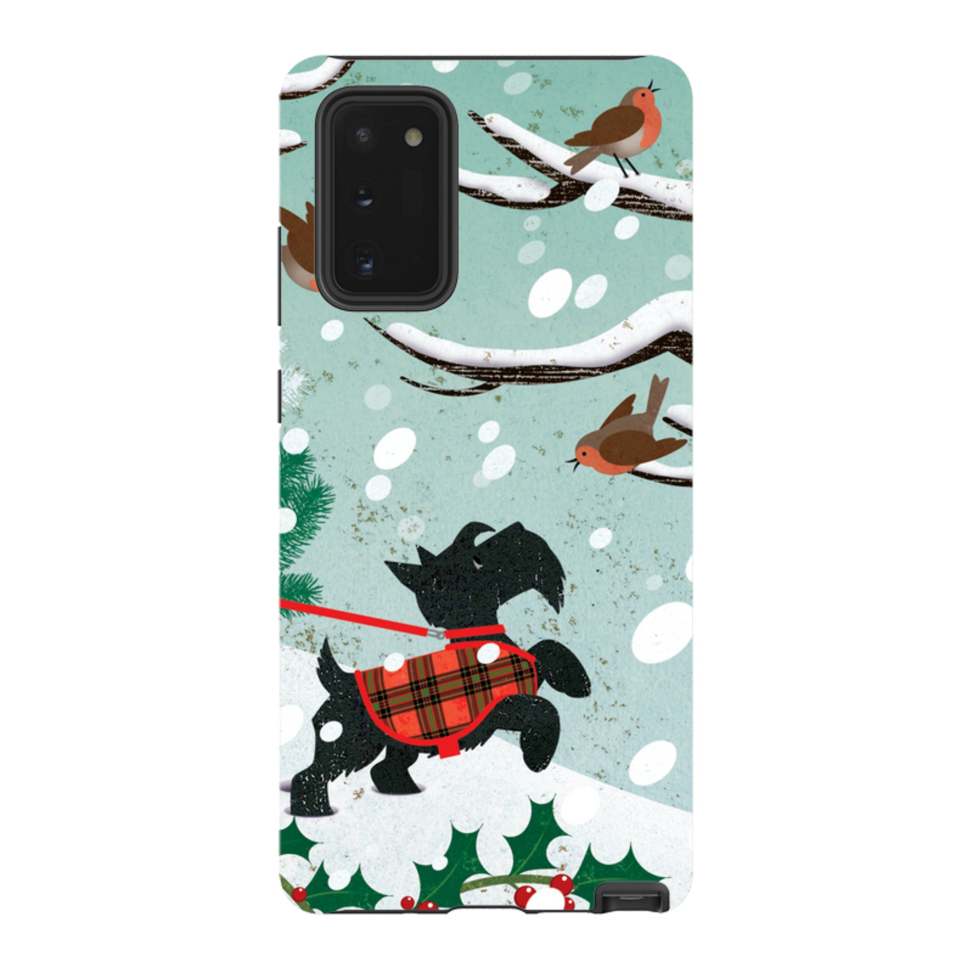 Samsung Tough Case - Scottie in Snow By Liane Payne
