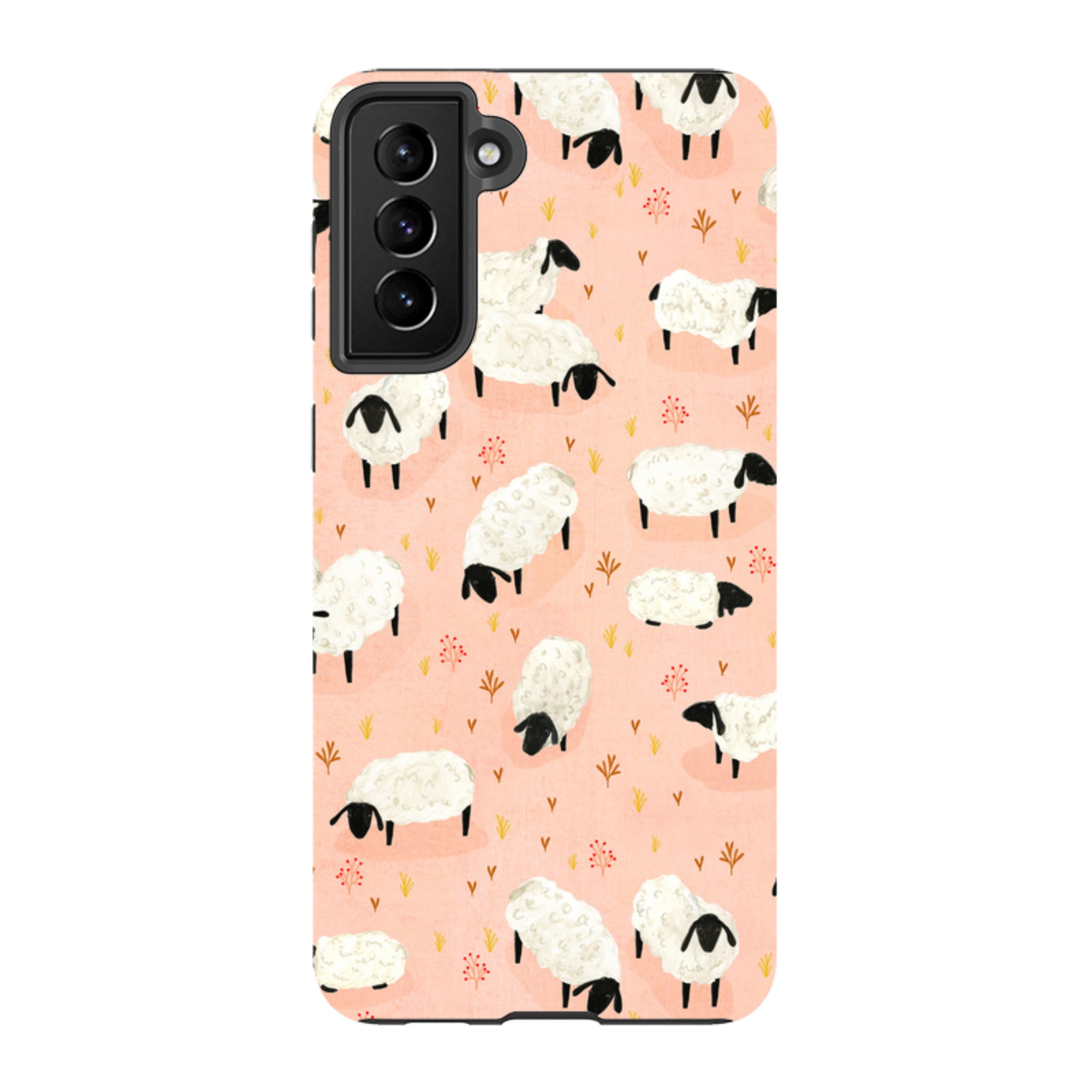Samsung Tough Case - Sheep Pink By Katherine Quinn