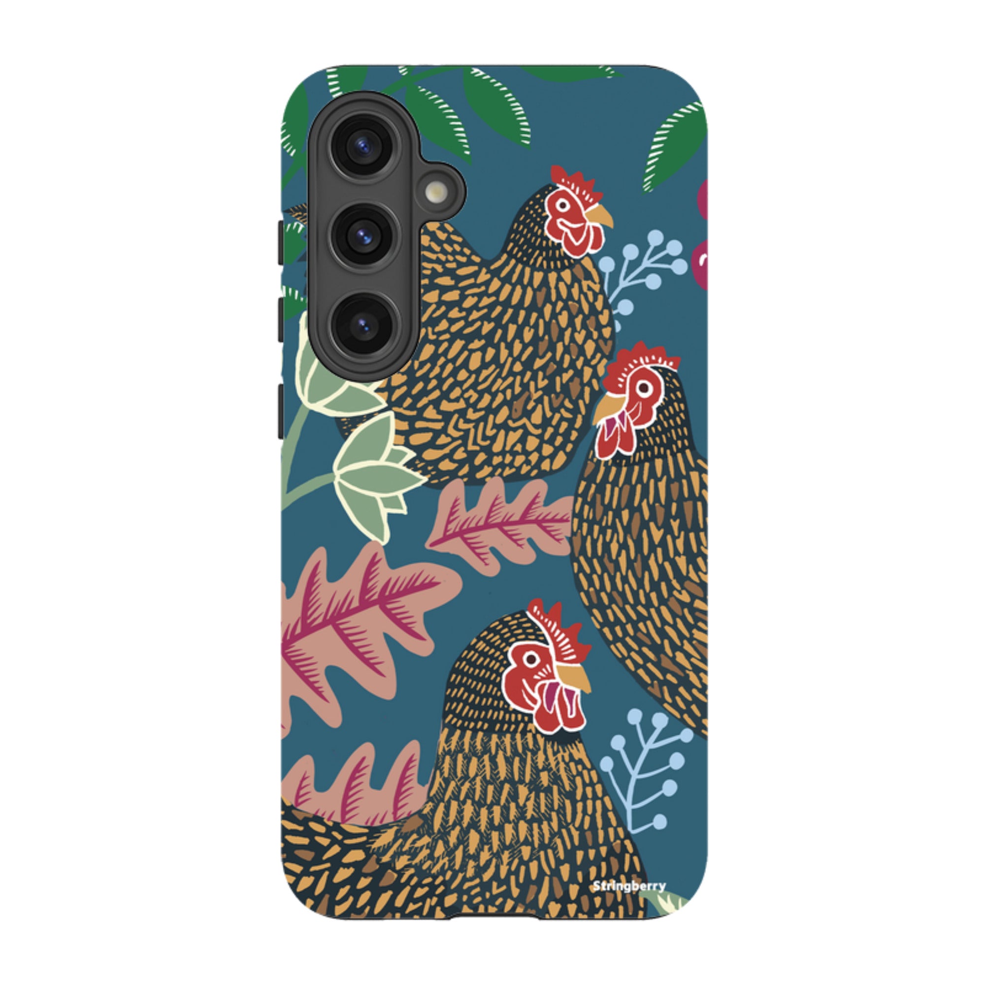 Samsung Tough Case - Three French Hens By Kate Heiss
