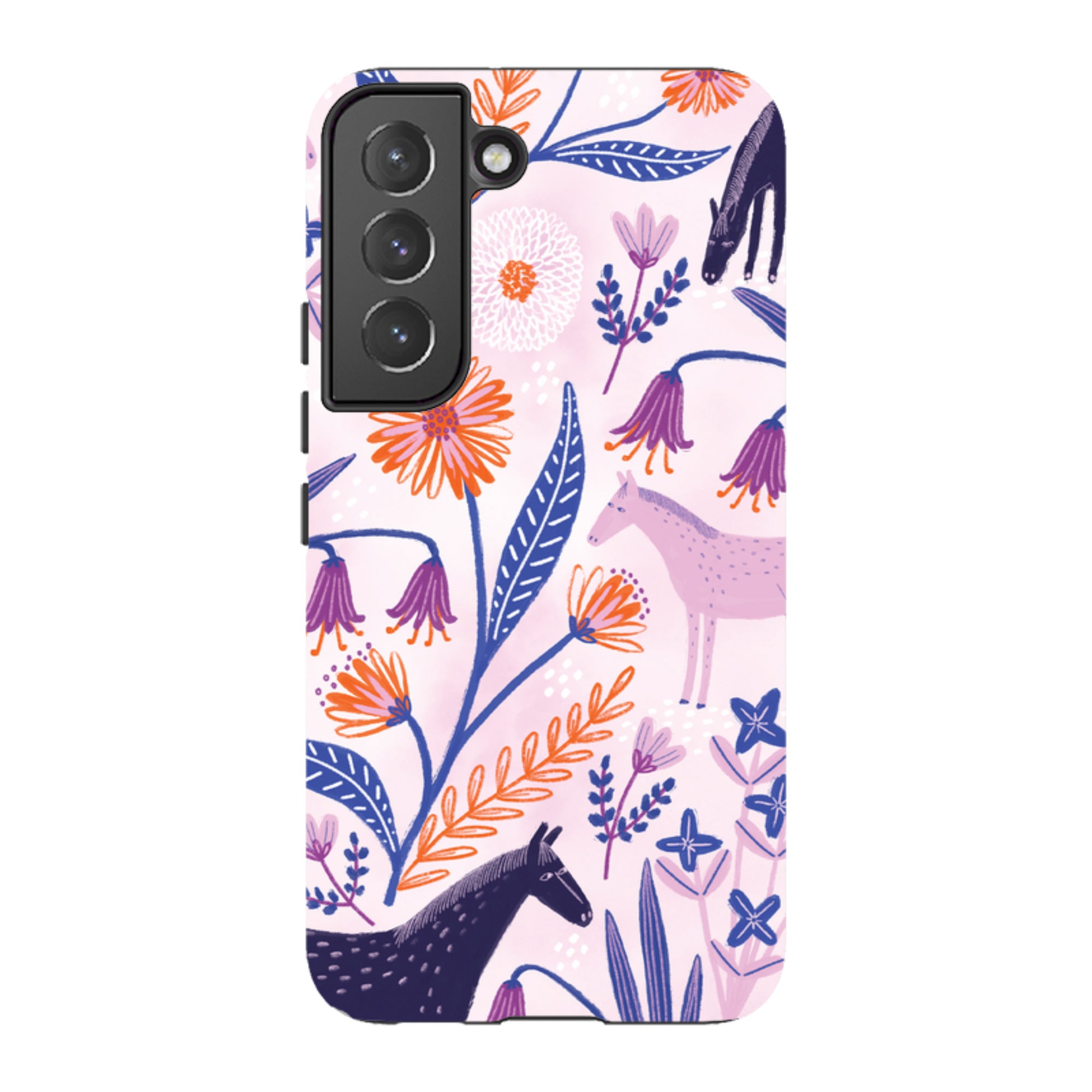 Samsung Tough Case - Wild Ponies Pink By Lee Foster Wilson