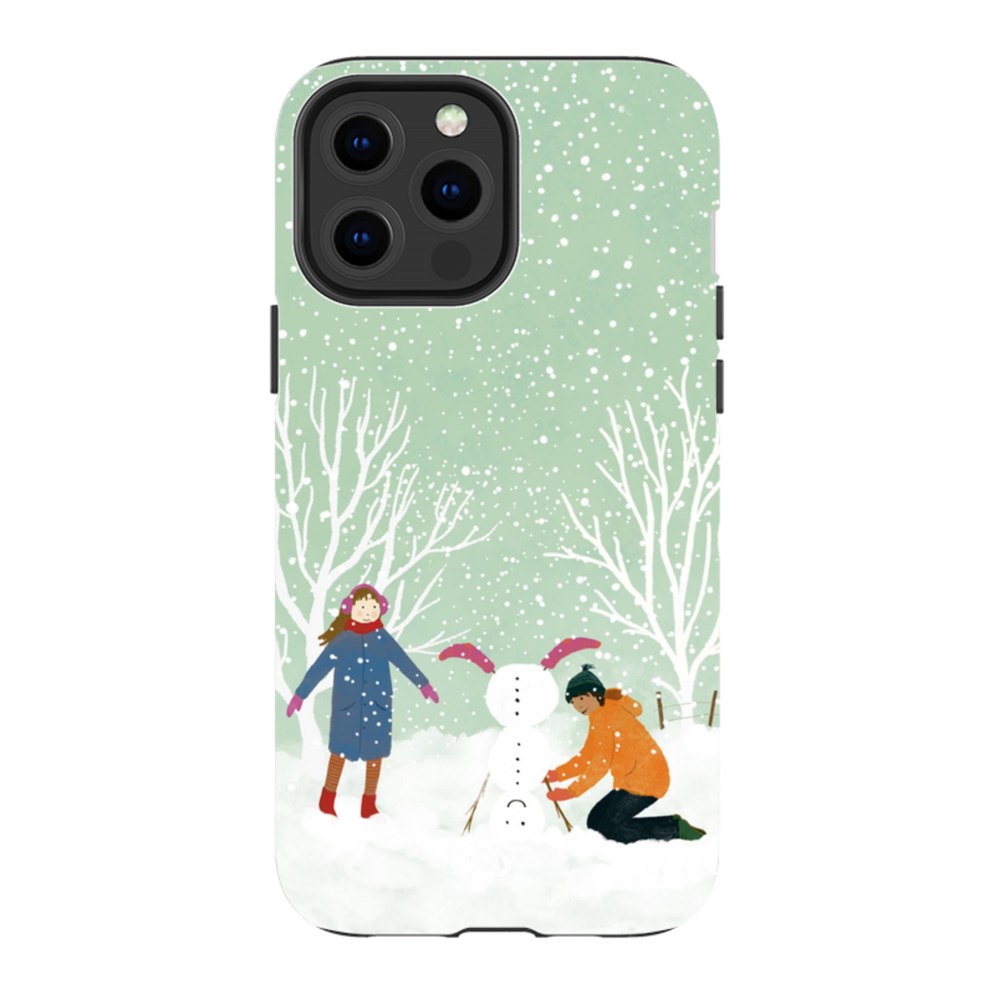 iPhone Tough Case - Snowball Building By Katherine Quinn