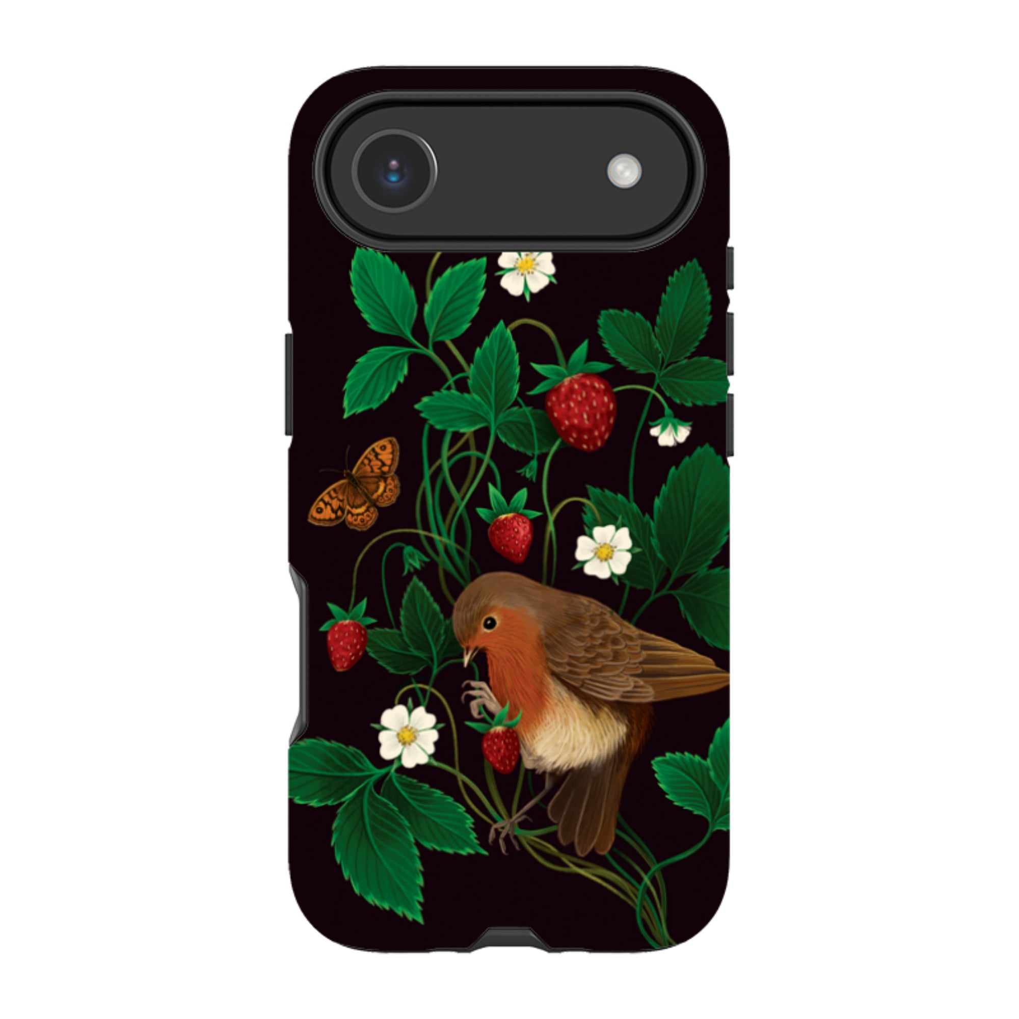 iPhone MagSafe Tough Case - Strawberry Thief By Anna Stead
