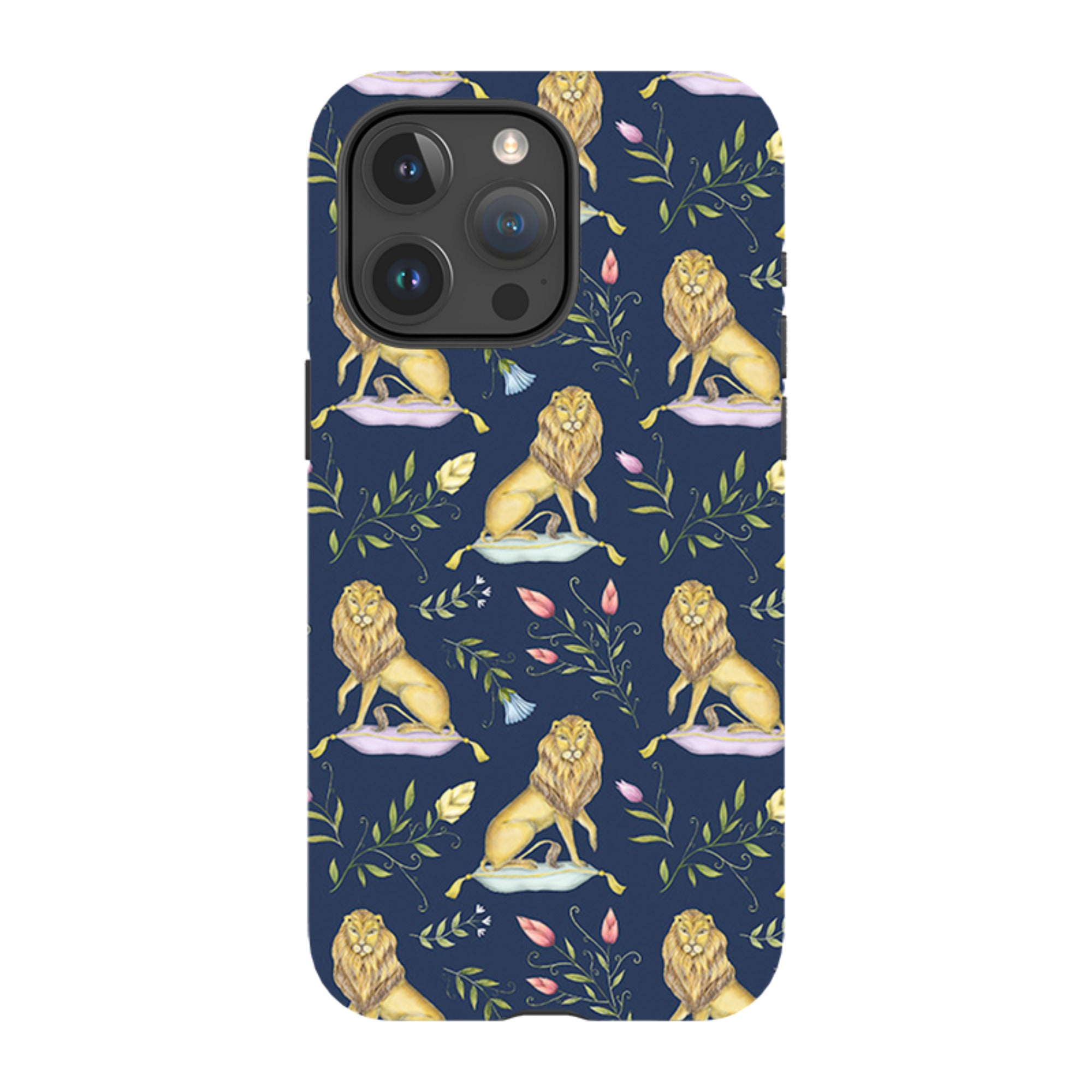 iPhone Tough Case - Leo Et Flores Navy By Catherine Rowe