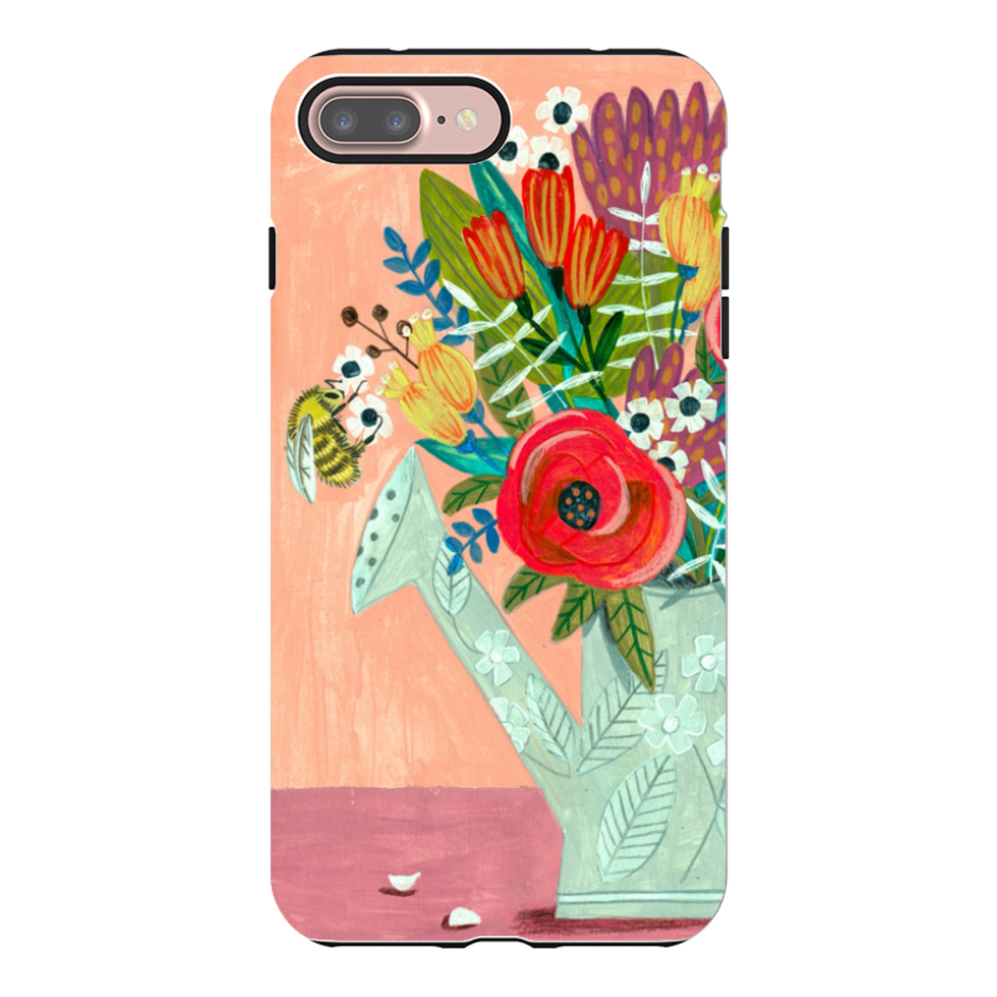 iPhone Tough Case - Watering Can By Caroline Bonne Muller