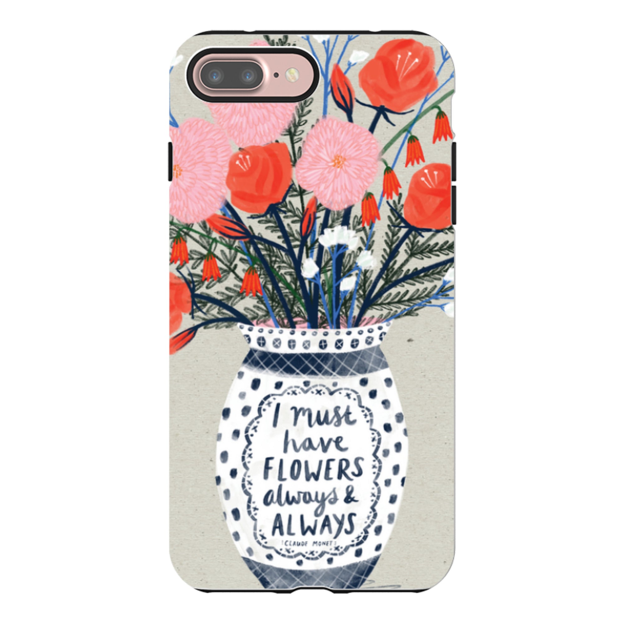 iPhone Tough Case - Flowers Always By Lee Foster Wilson