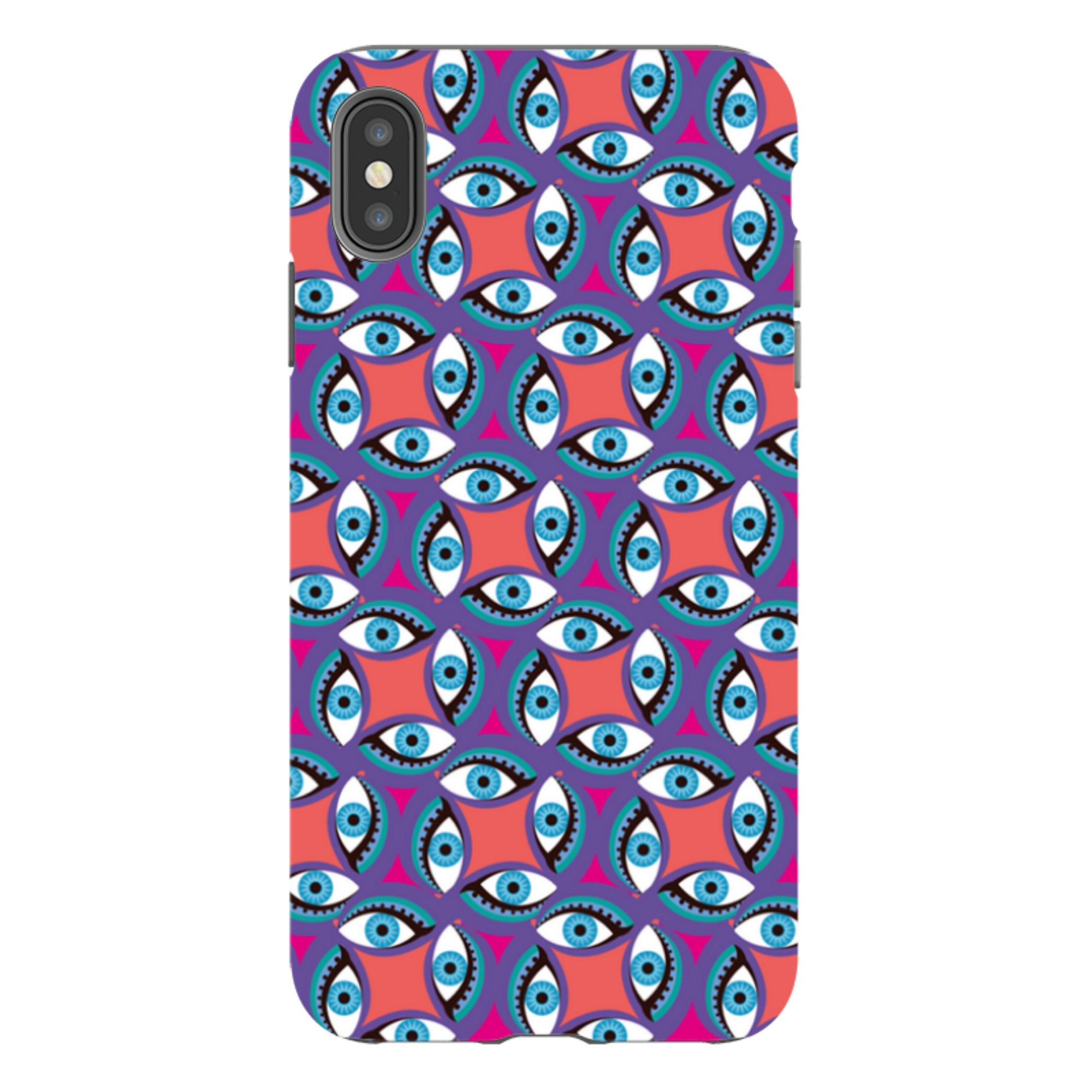 iPhone Tough Case - Eyes By Patternistas