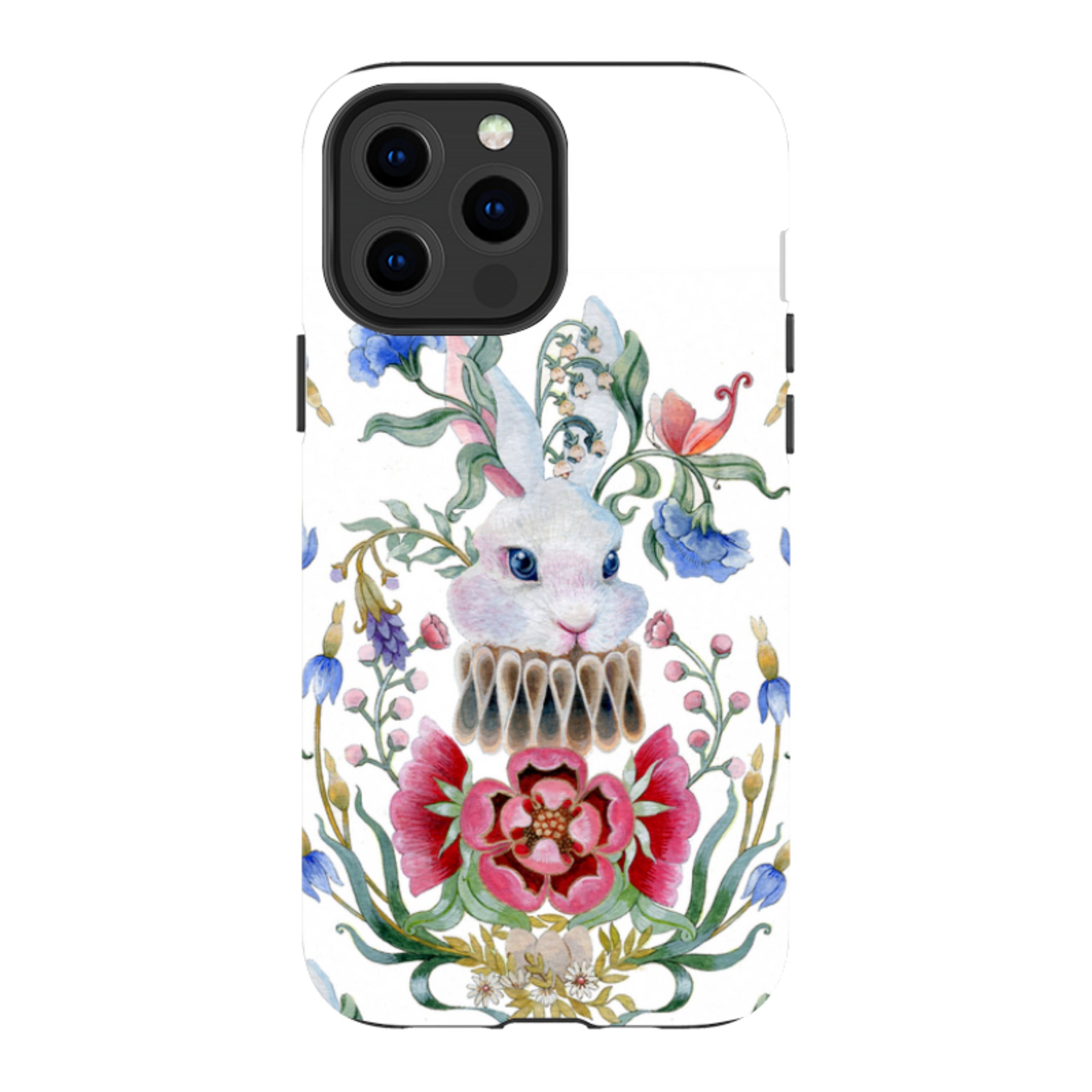 iPhone Tough Case - White Rabbit By Maria Matos