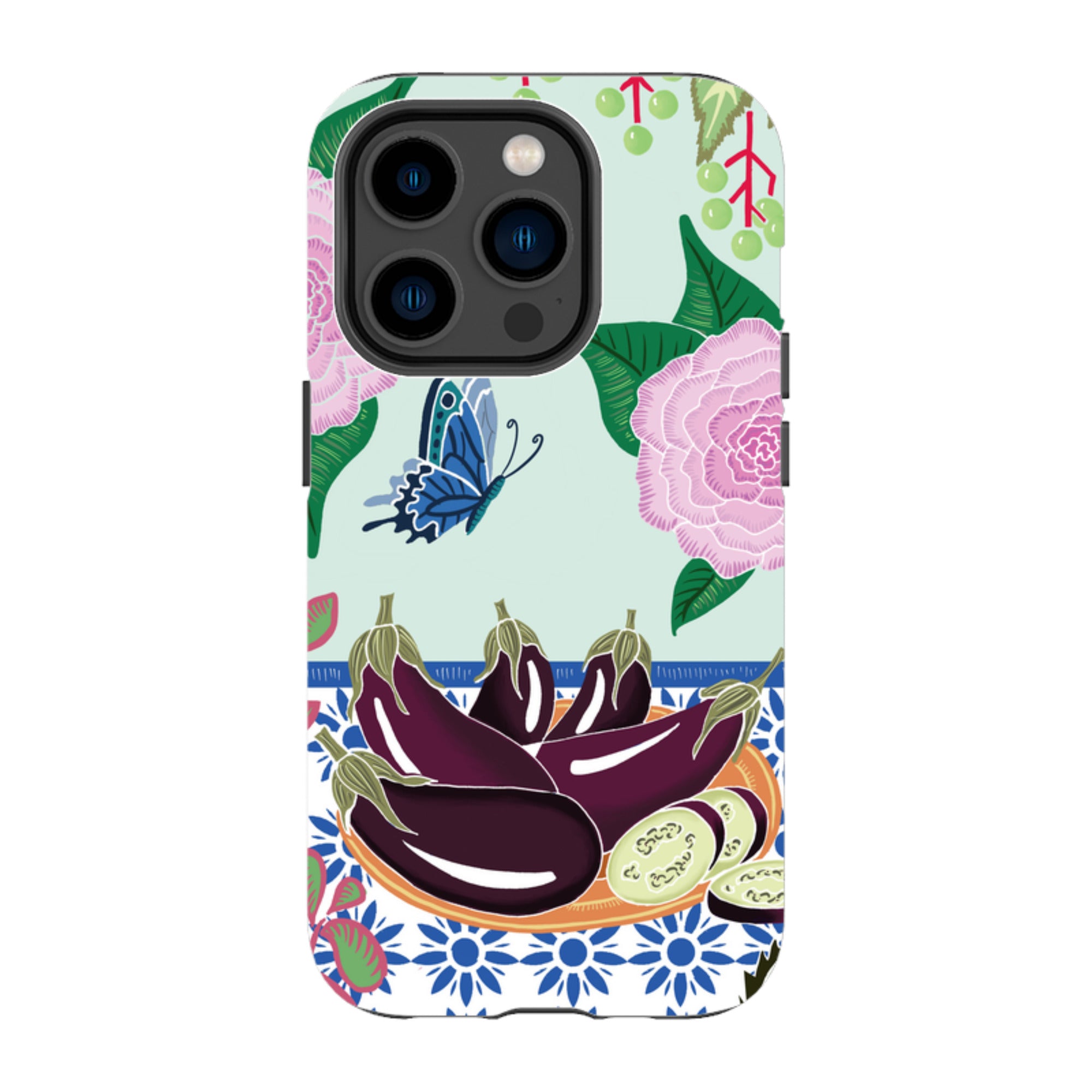 iPhone Tough Case - Aubergines By Kate Heiss