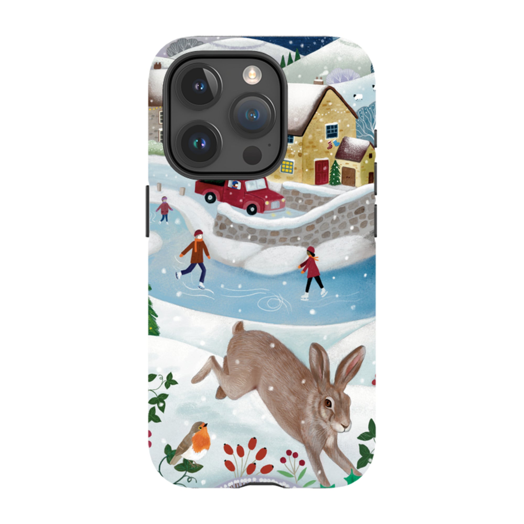 iPhone Tough Case - Advent Rabbit By Bex Parkin