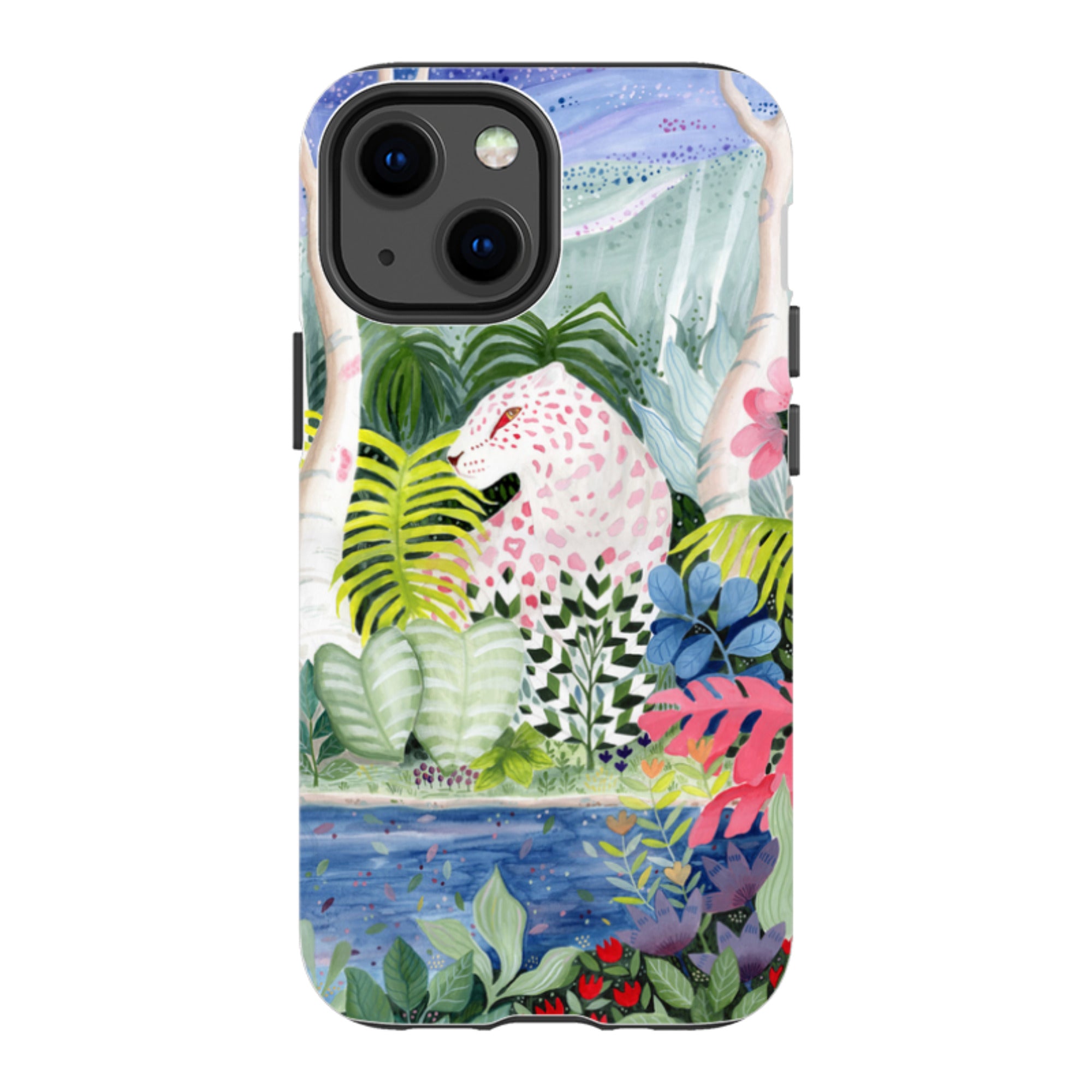 iPhone Tough Case - Cosmic Leopard By Bex Parkin