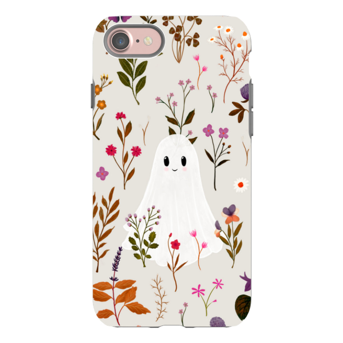 iPhone Tough Case - Ghost in the Garden - Stone Multi By Katherine Quinn