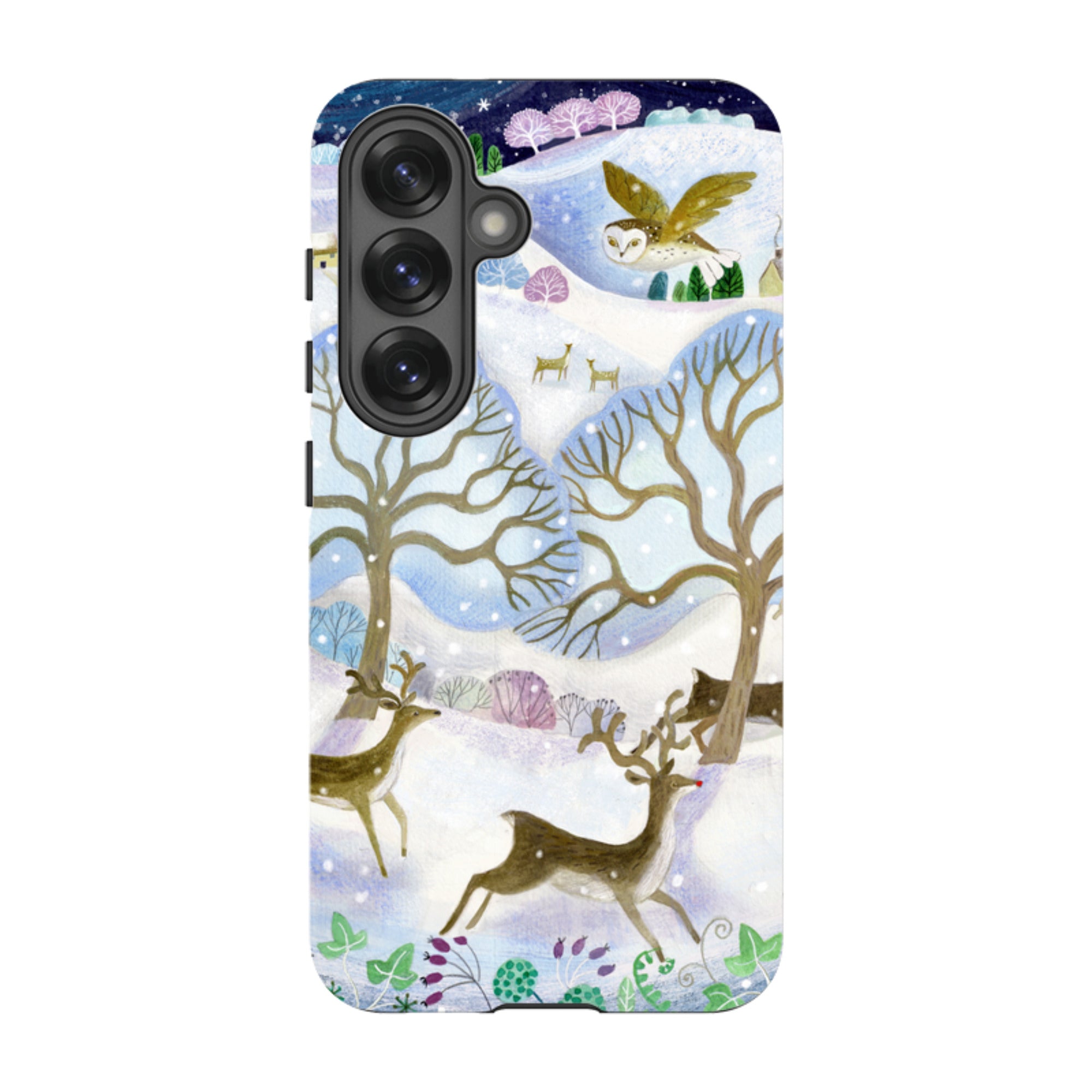 Samsung Tough Case - Winter Deer By Bex Parkin