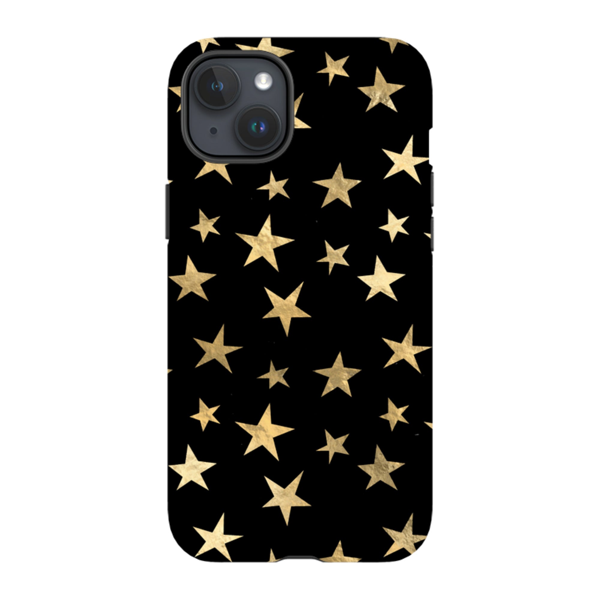 iPhone MagSafe Tough Case - Black and Gold Stars