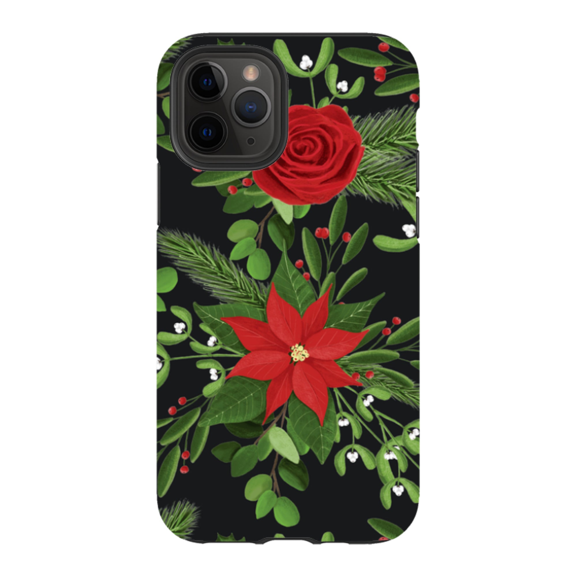 iPhone Tough Case - Black White Plaid By Abby Jacobs