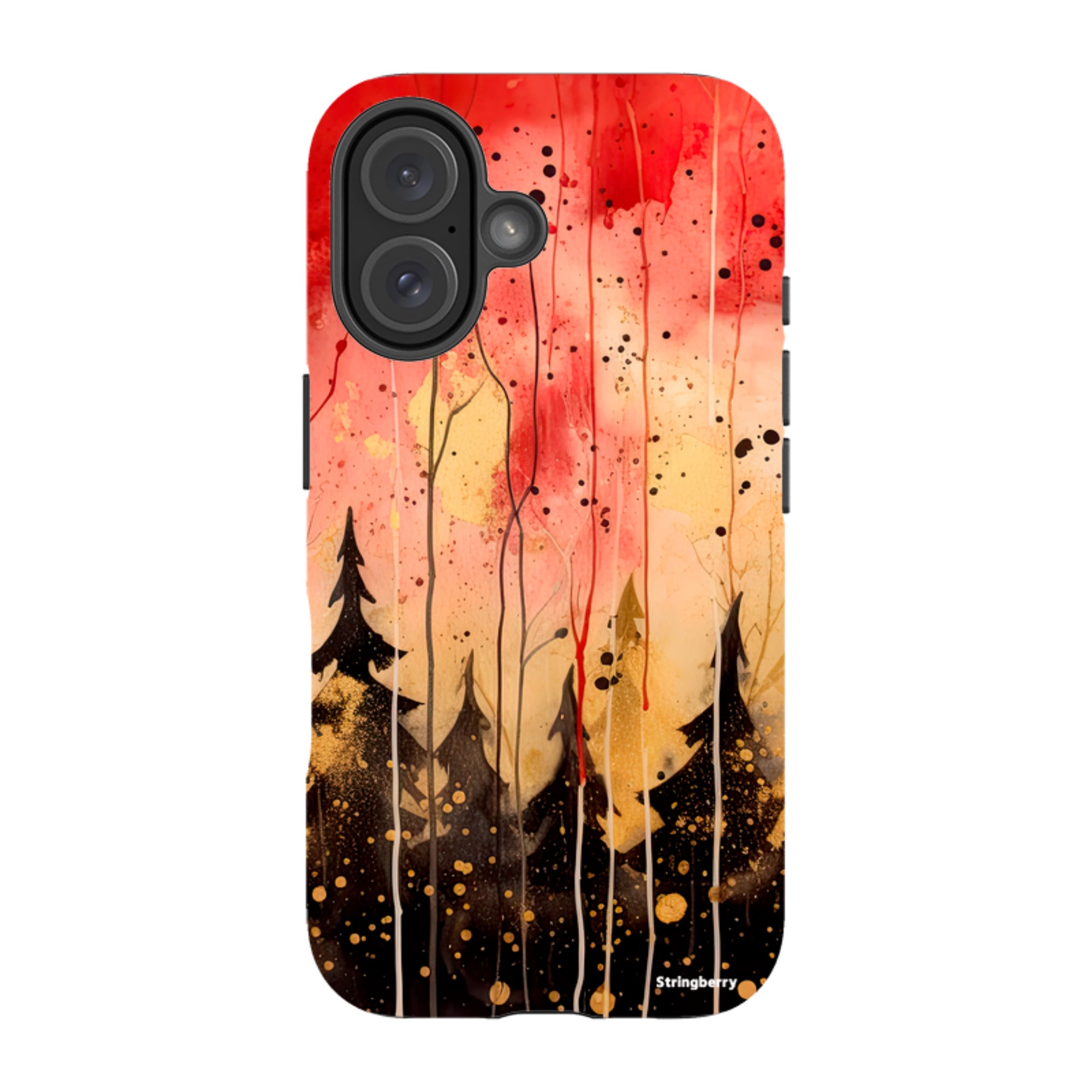 iPhone MagSafe Tough Case - Watercolour Winter Forest