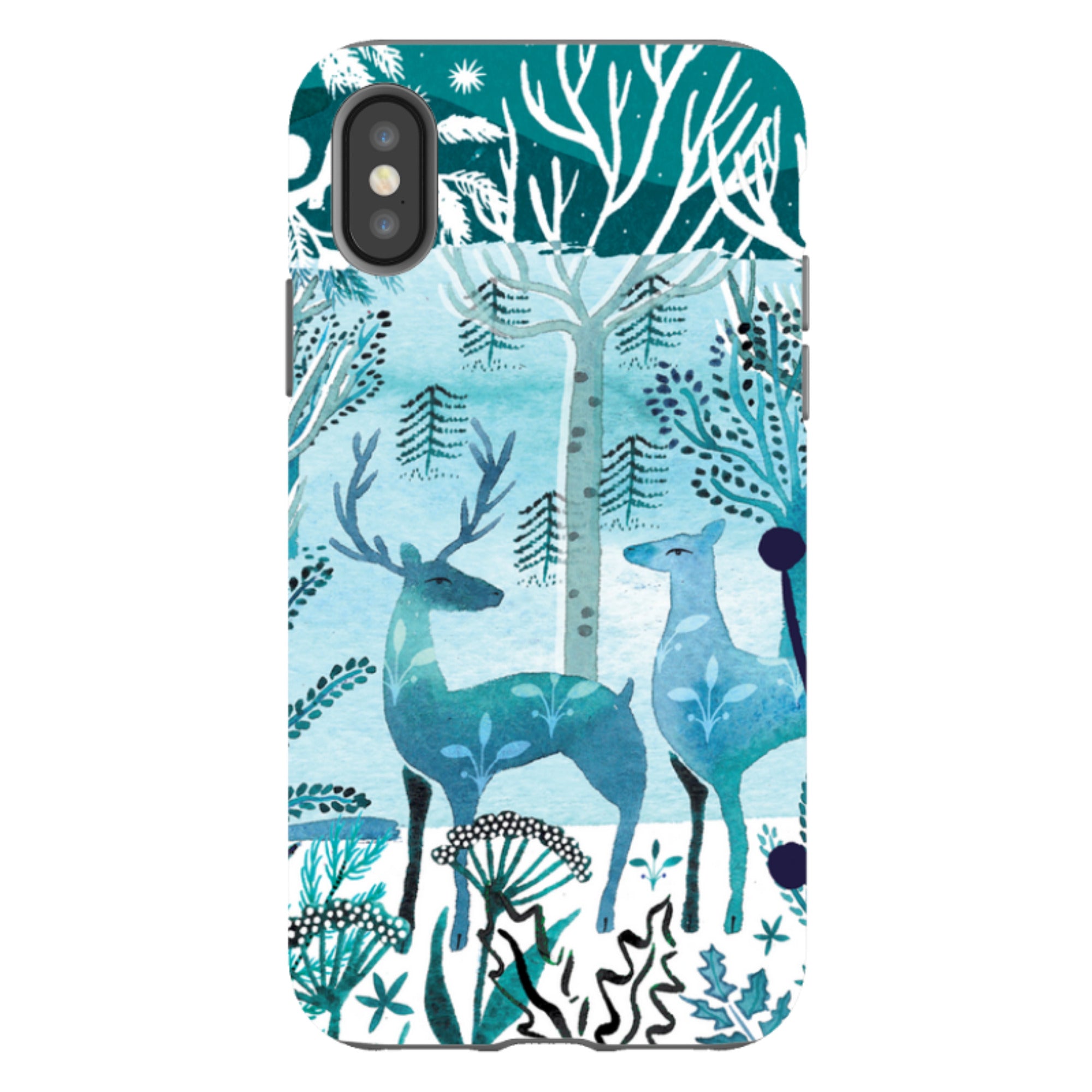 iPhone Tough Case - Frosted Branches By Emma Frances Grant