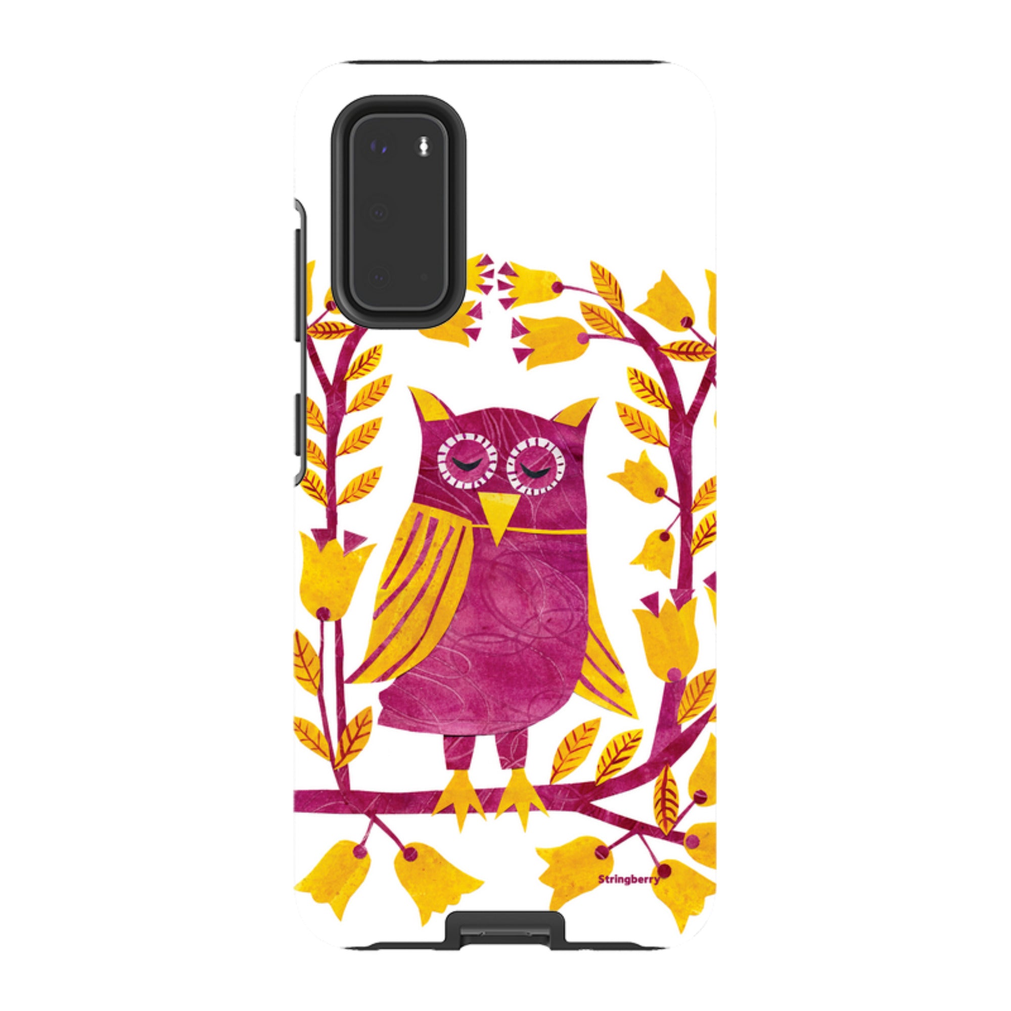 Samsung Tough Case - Folk Owl By Tracey English