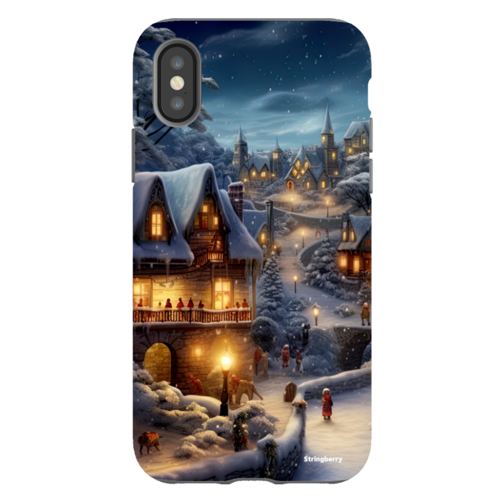 iPhone Tough Case - Scandinavian Winter Night